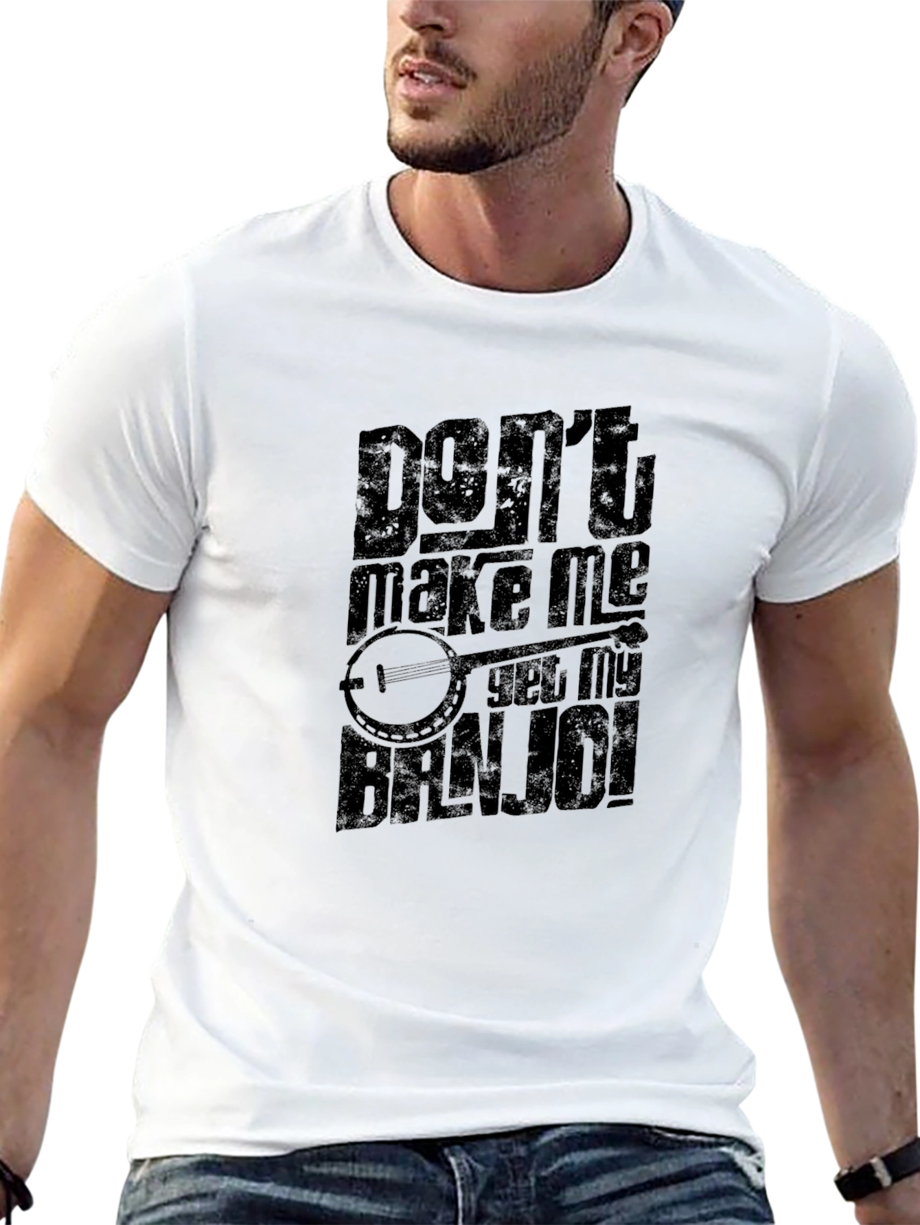 Black Don't Make Me Get My Banjo! T-Shirt view 13