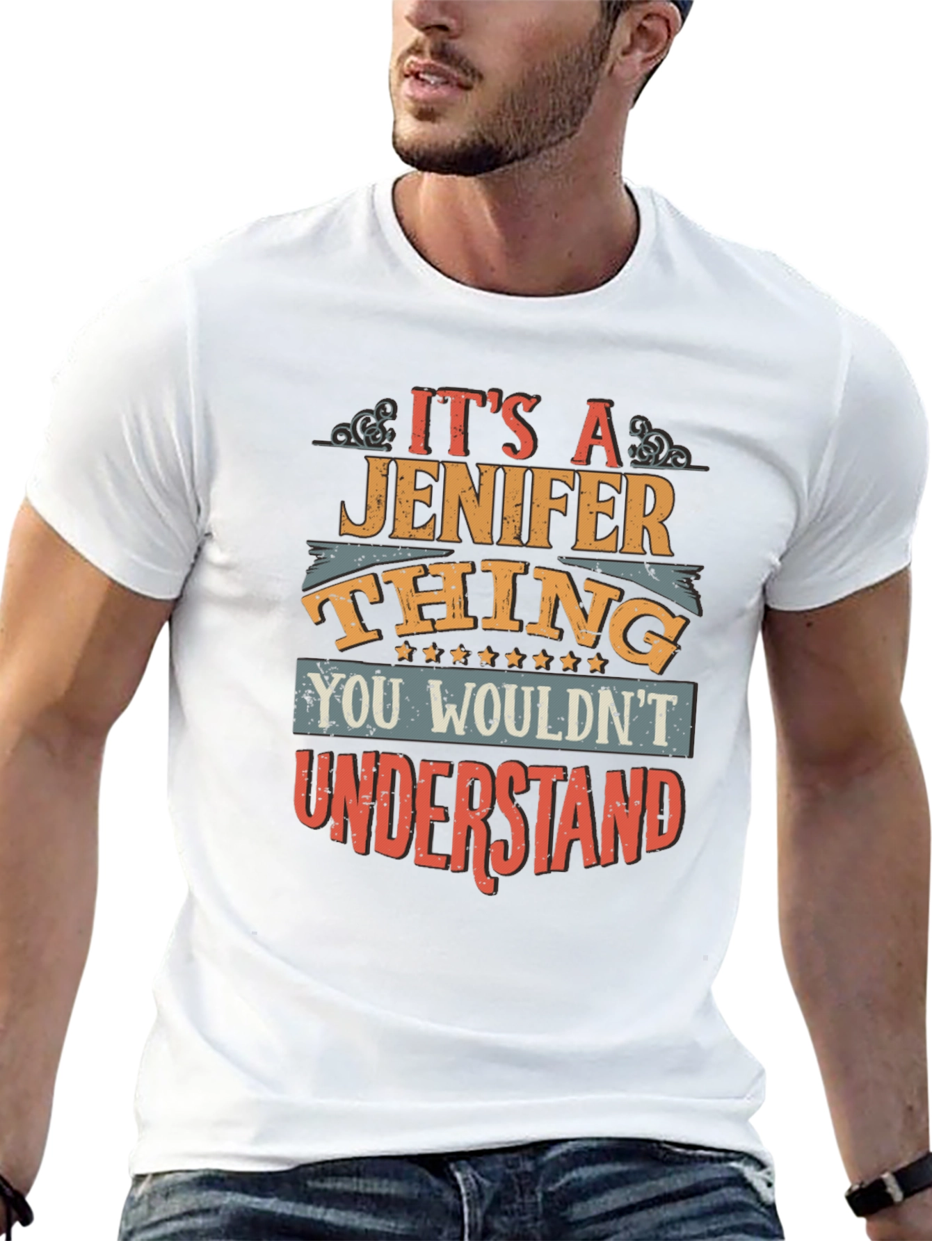 Black It's A Jenifer Thing Graphic T-Shirt view 13