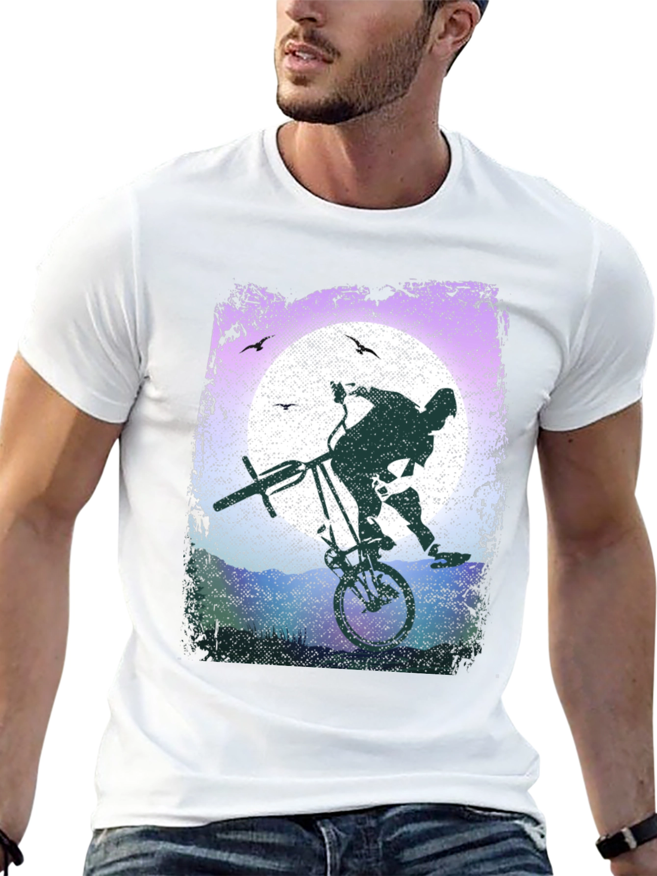 BMX Bike Stunt T-Shirt - Graphic Tee - 13