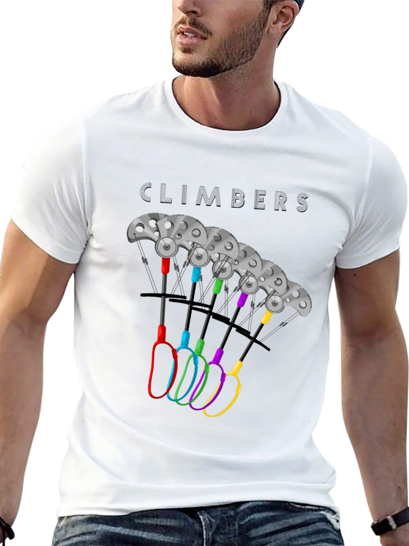 Black Climbers Multi-Cam Climbing T-Shirt view 13