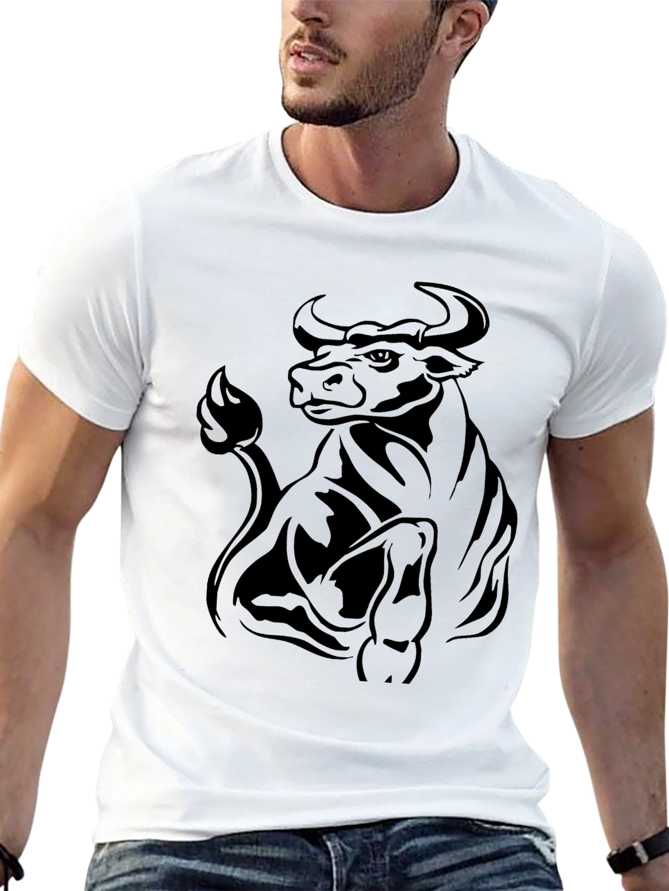 Black Black Bull Graphic Tee - Men's Fashion view 13