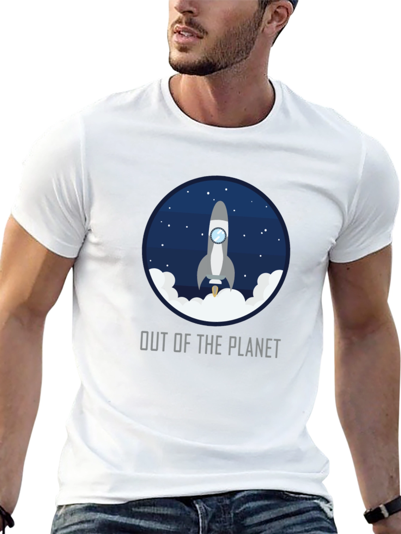 Black Out of the Planet Graphic Tee view 13