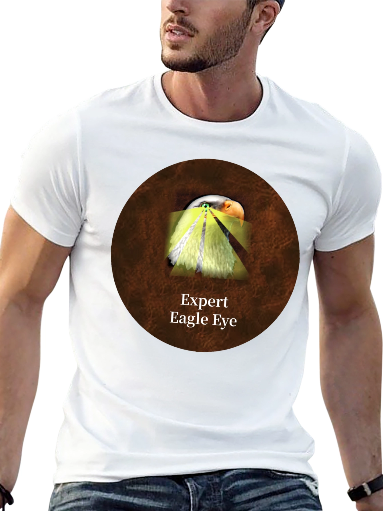 Black Expert Eagle Eye Graphic T-Shirt view 13