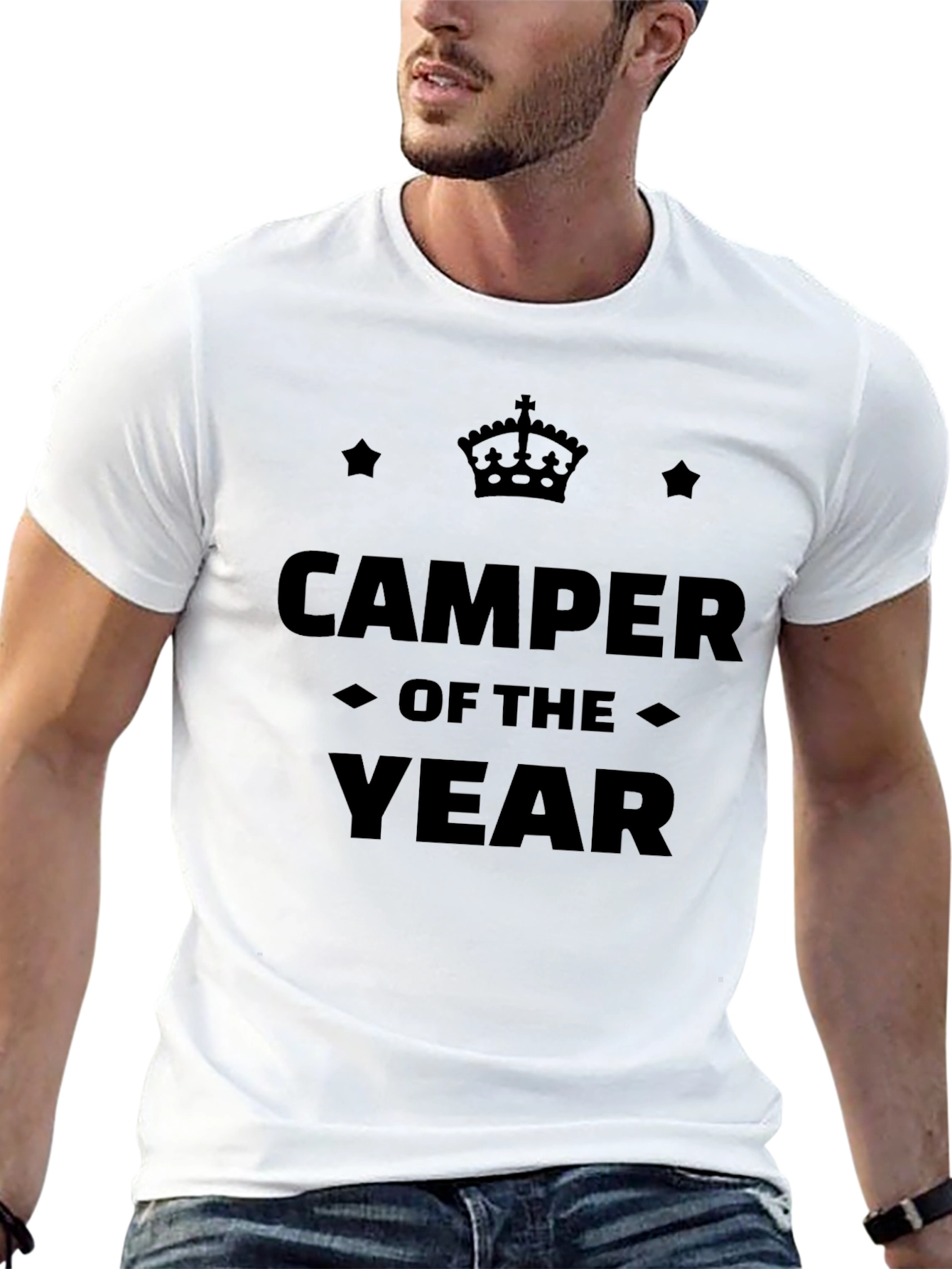Black Camper of the Year Black T-Shirt view 13