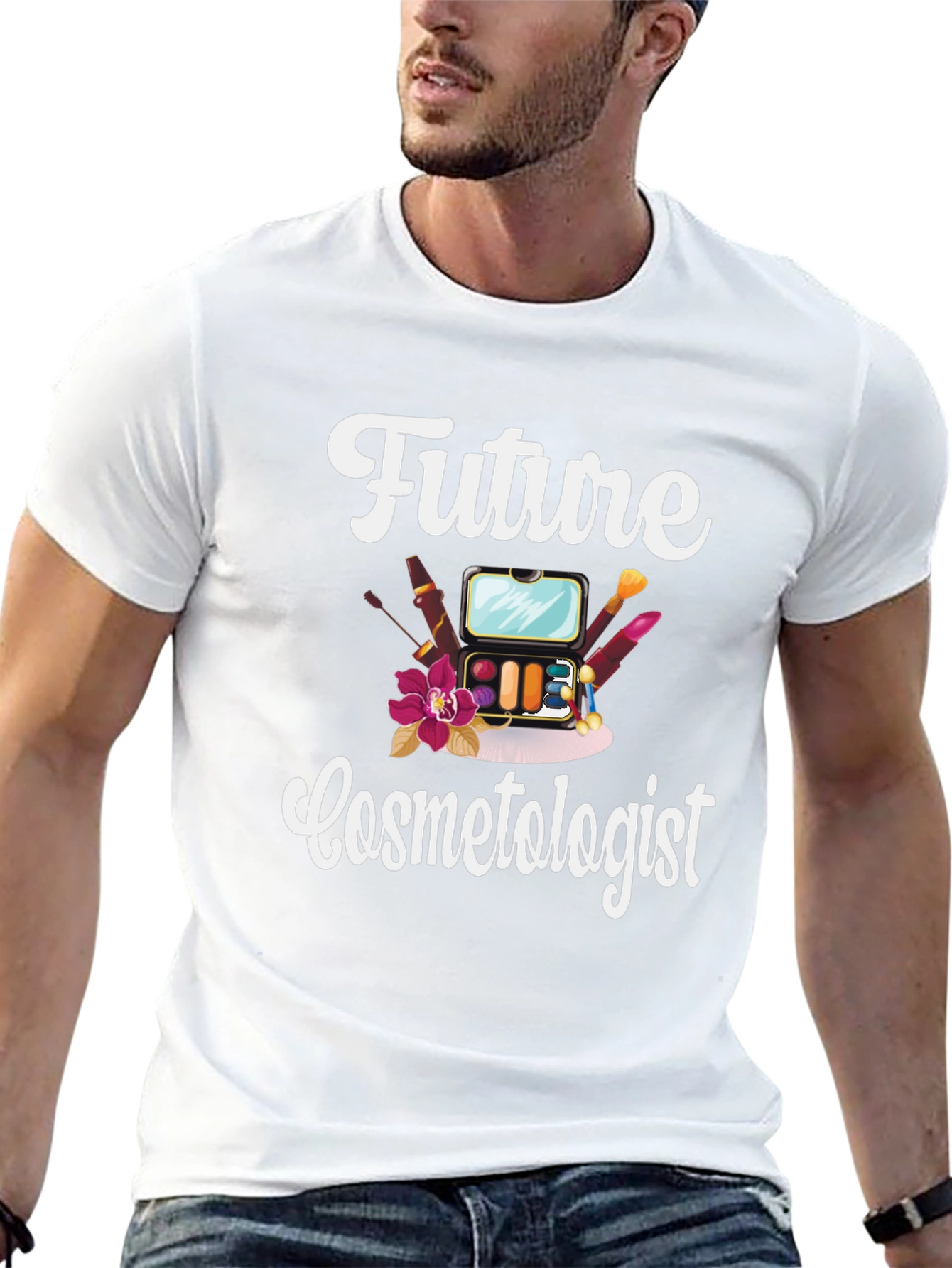 Black Future Cosmetologist T-Shirt | Makeup Artist Gift view 13