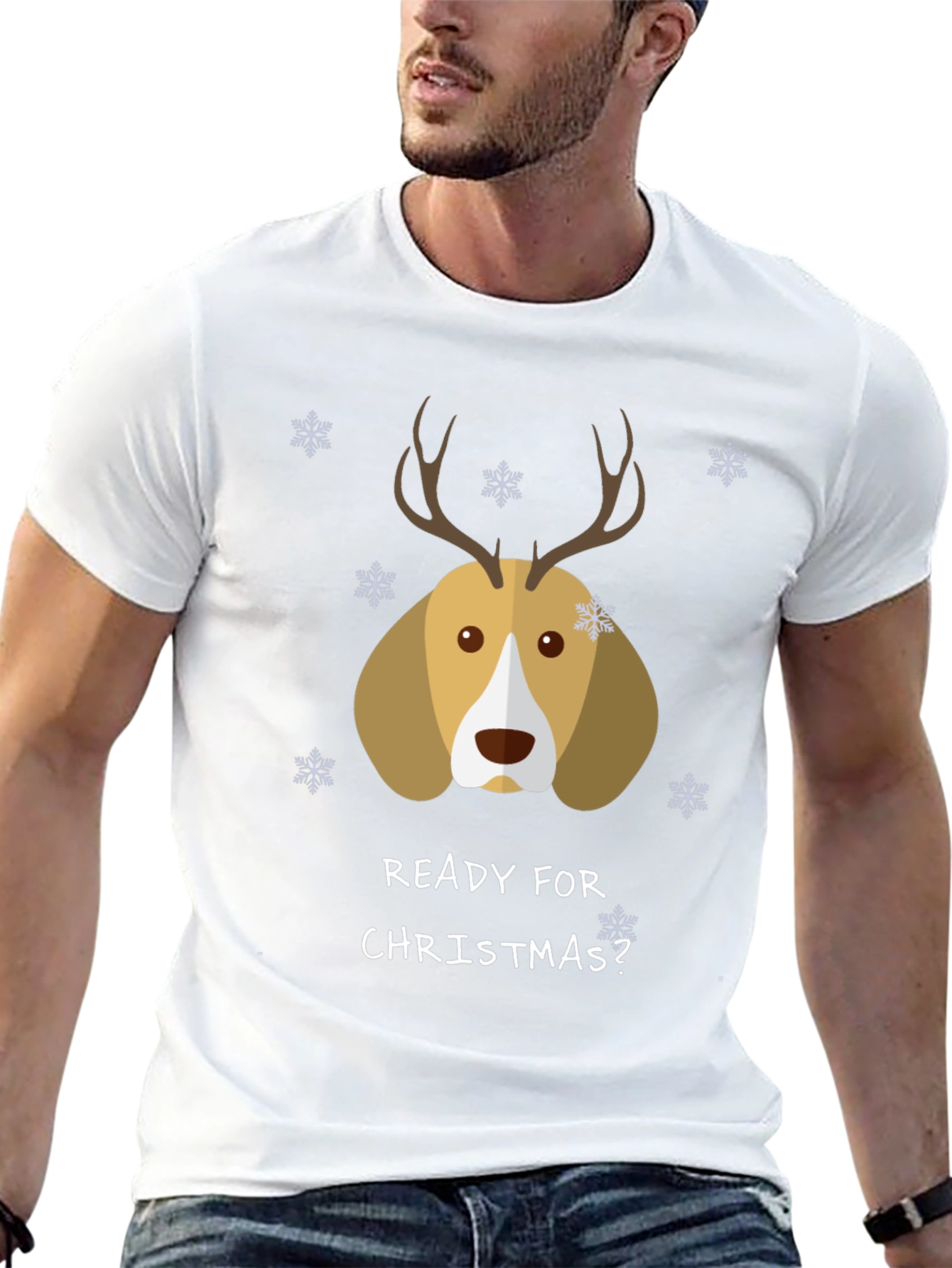 Black Christmas Dog T-Shirt view 13
