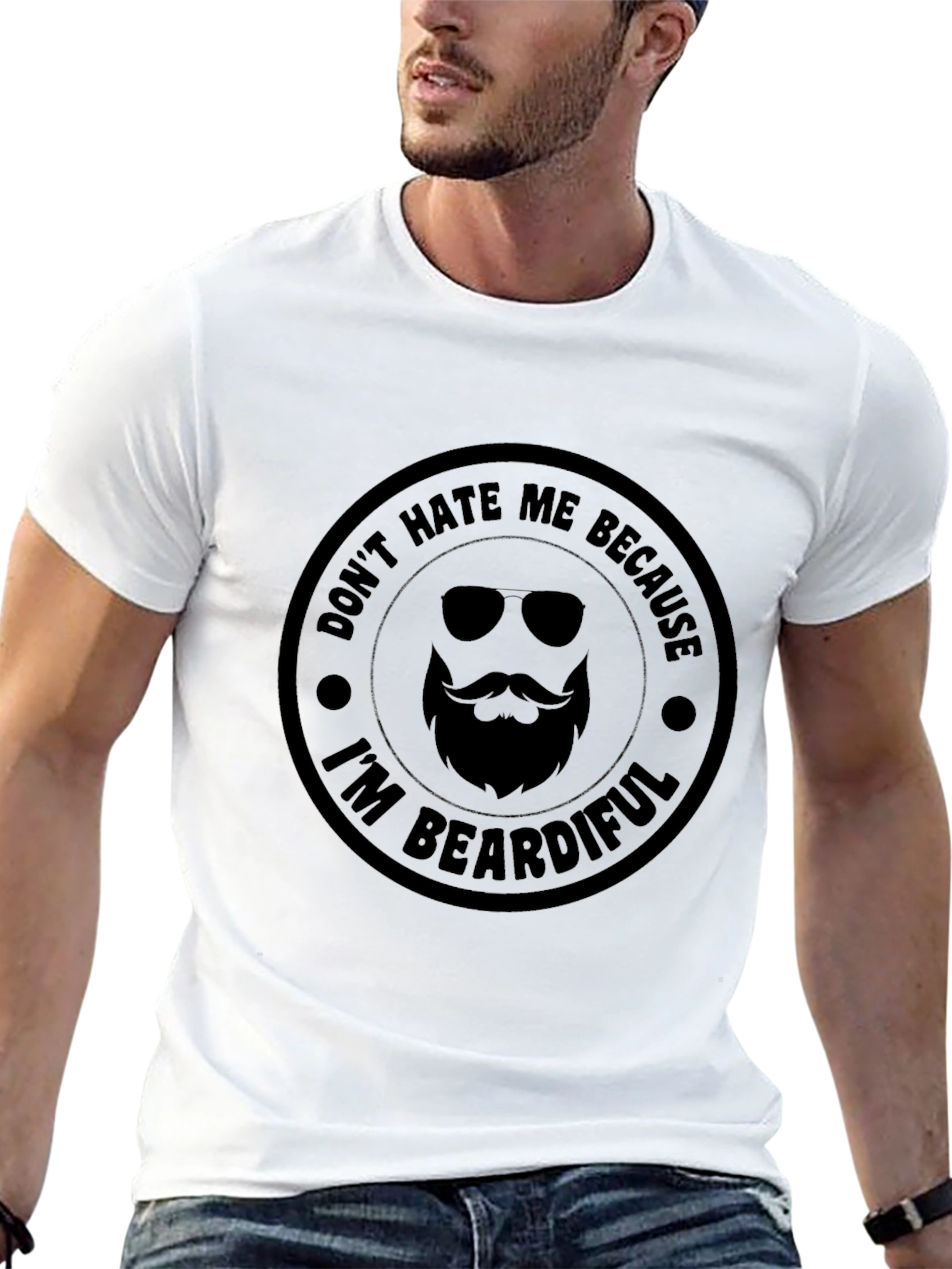 Black Beardiful Black T-Shirt view 13