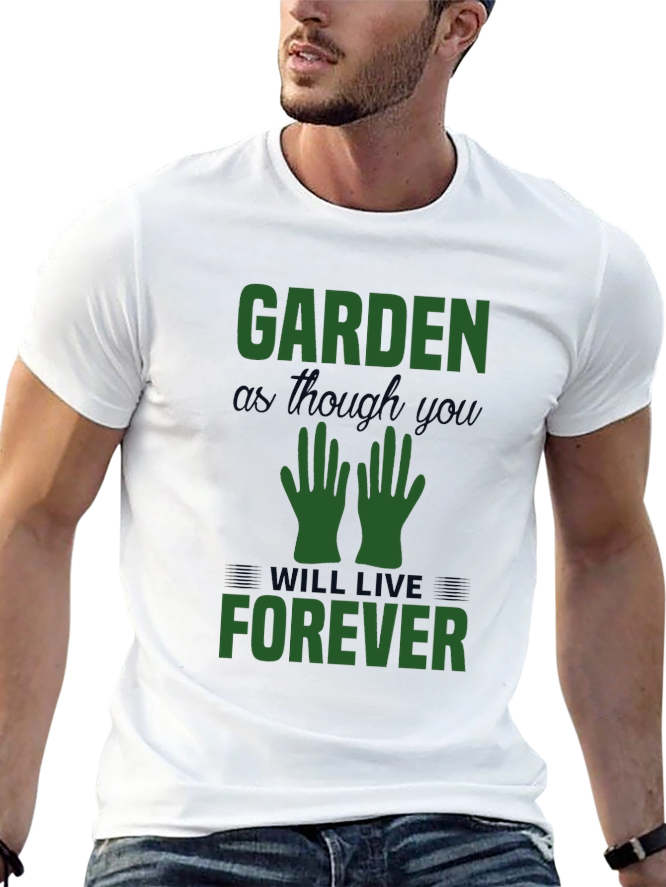 Black Garden As Though You Will Live Forever Tee view 13