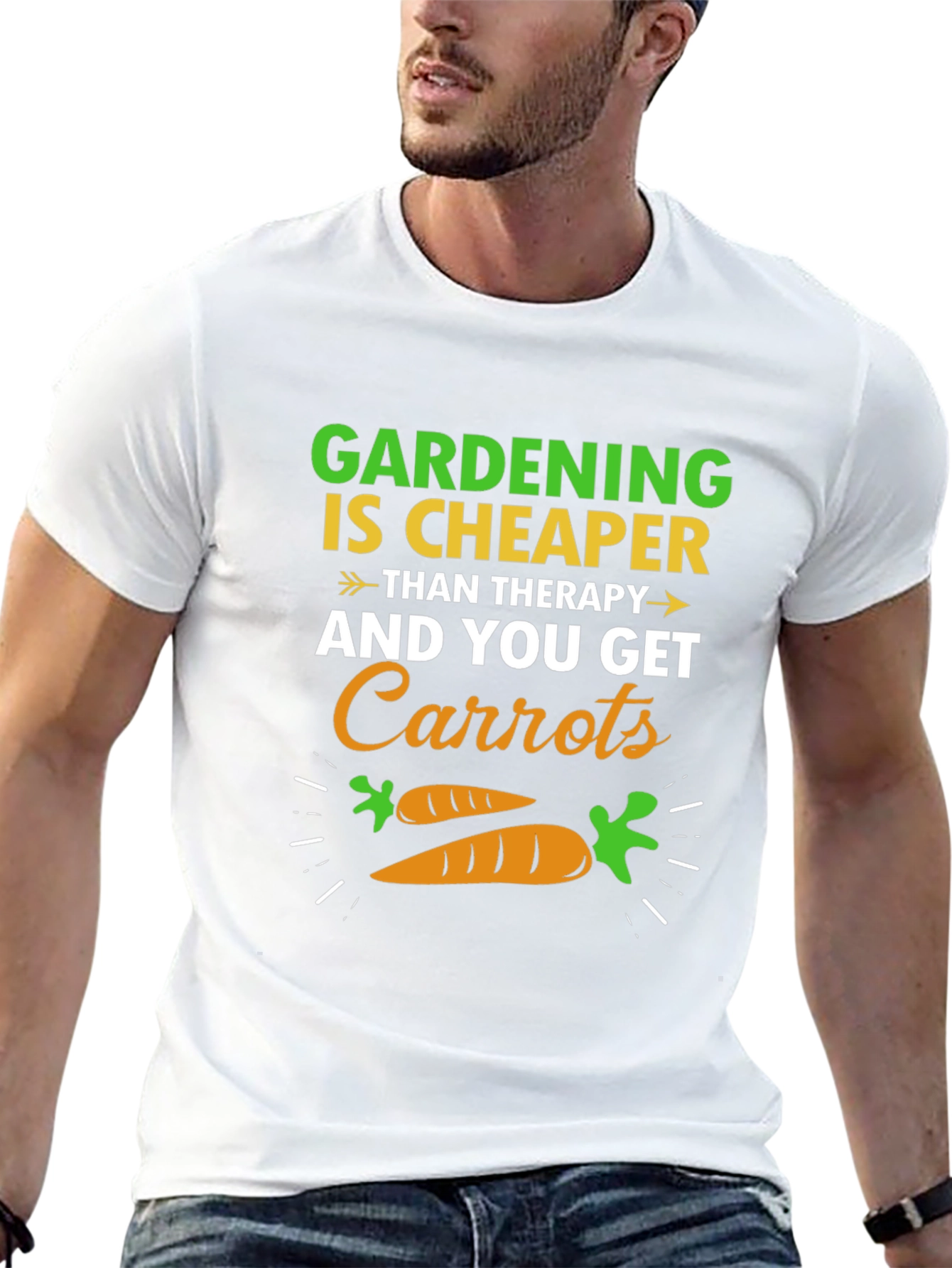 Gardening Carrots Graphic T-Shirt - 13
