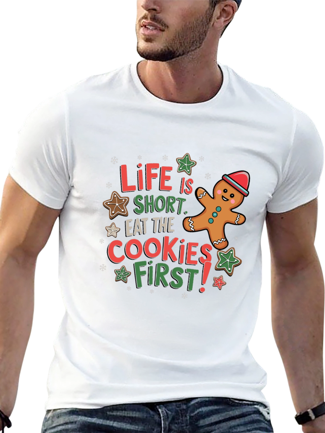Black Life is Short Eat the Cookies T-Shirt view 13