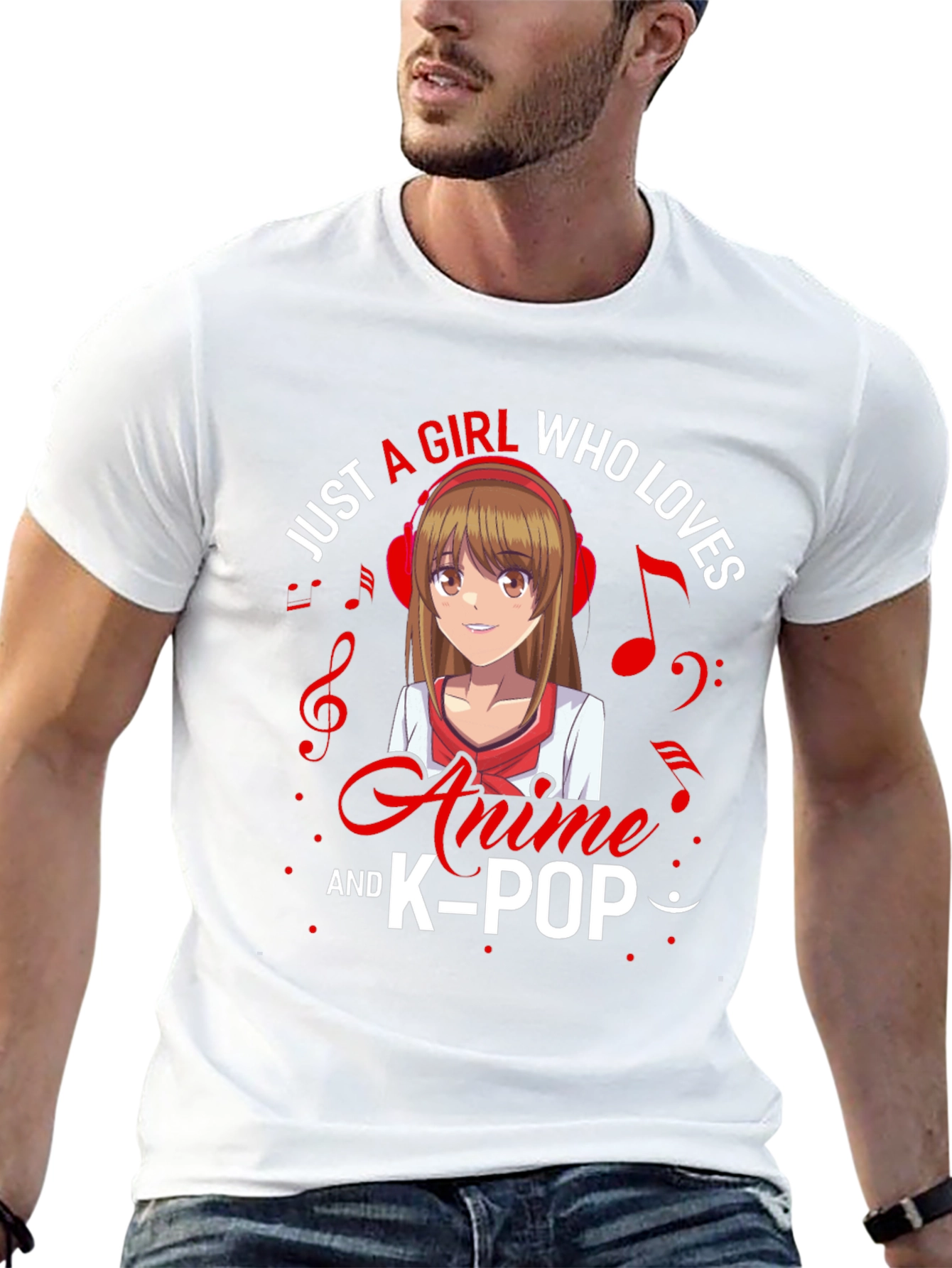 Black Anime and K-Pop Lover T-Shirt - Unique Design! view 13