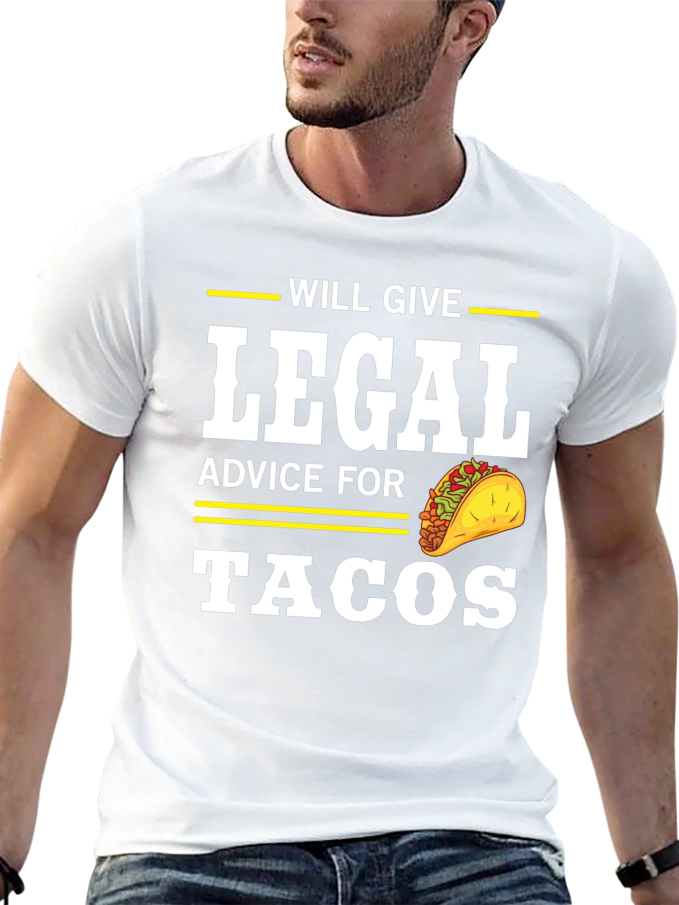 Black Will Give Legal Advice for Tacos T-Shirt view 13