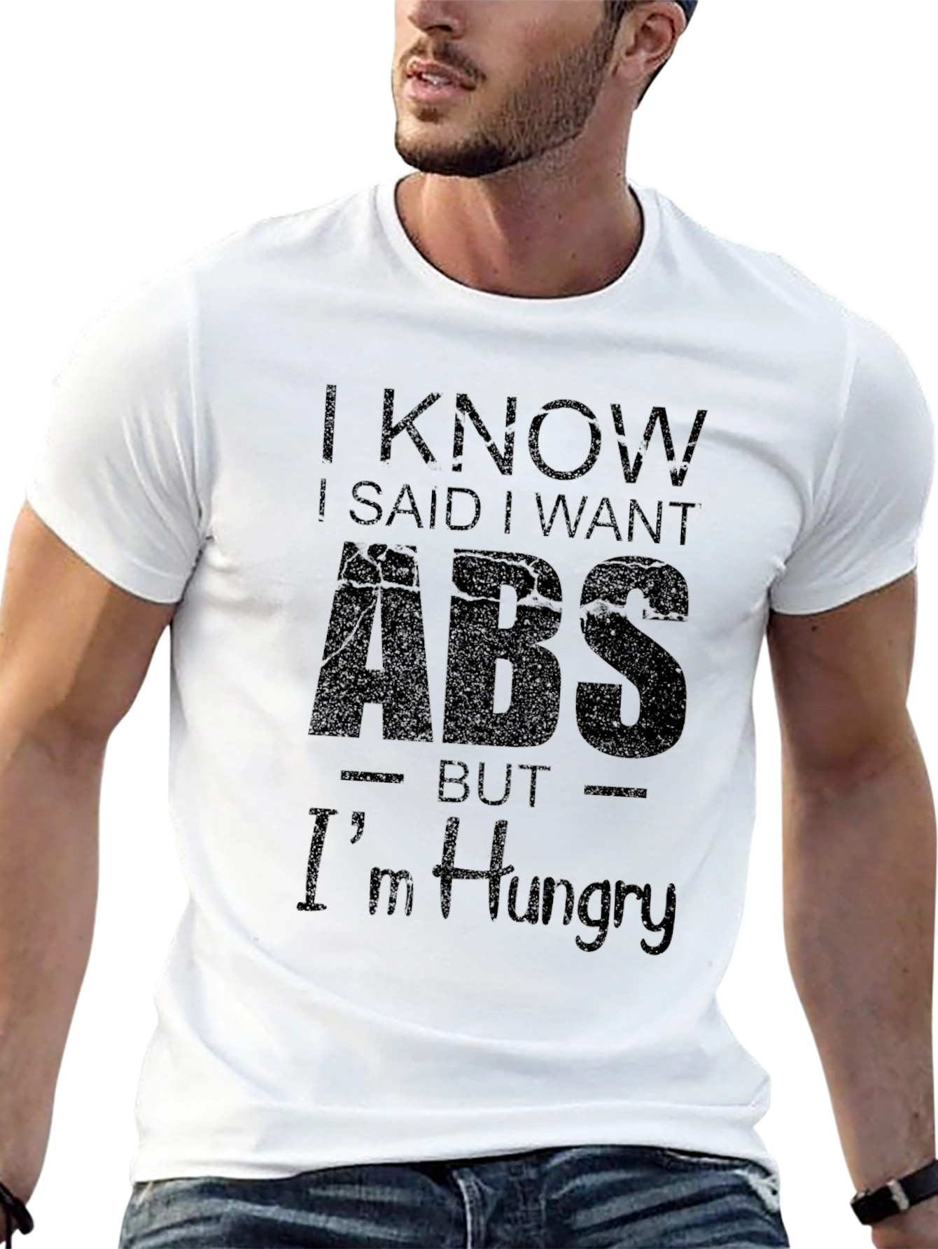 Black I Know I Said I Want ABS T-Shirt view 13