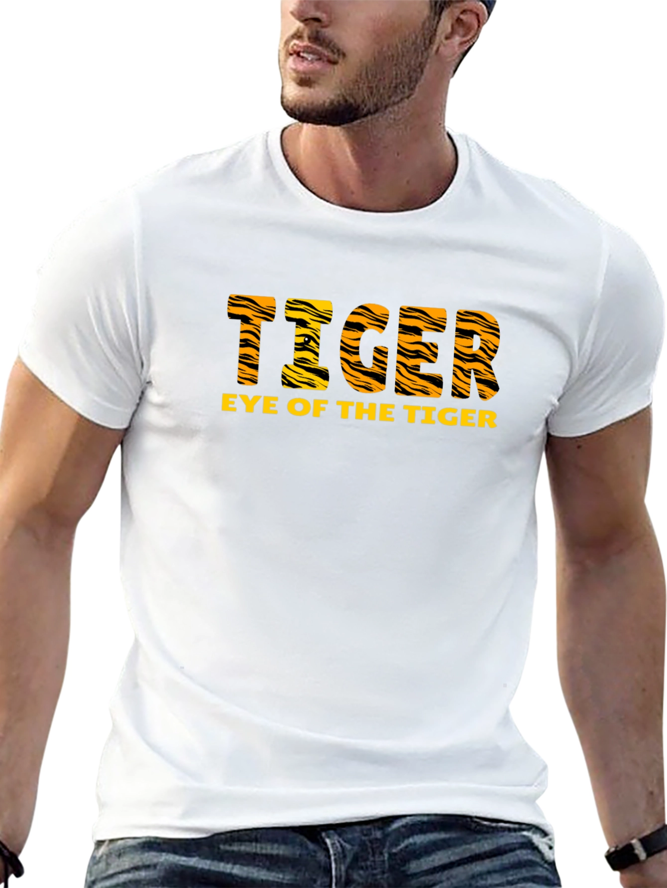 Black Eye of the Tiger Graphic Tee view 13
