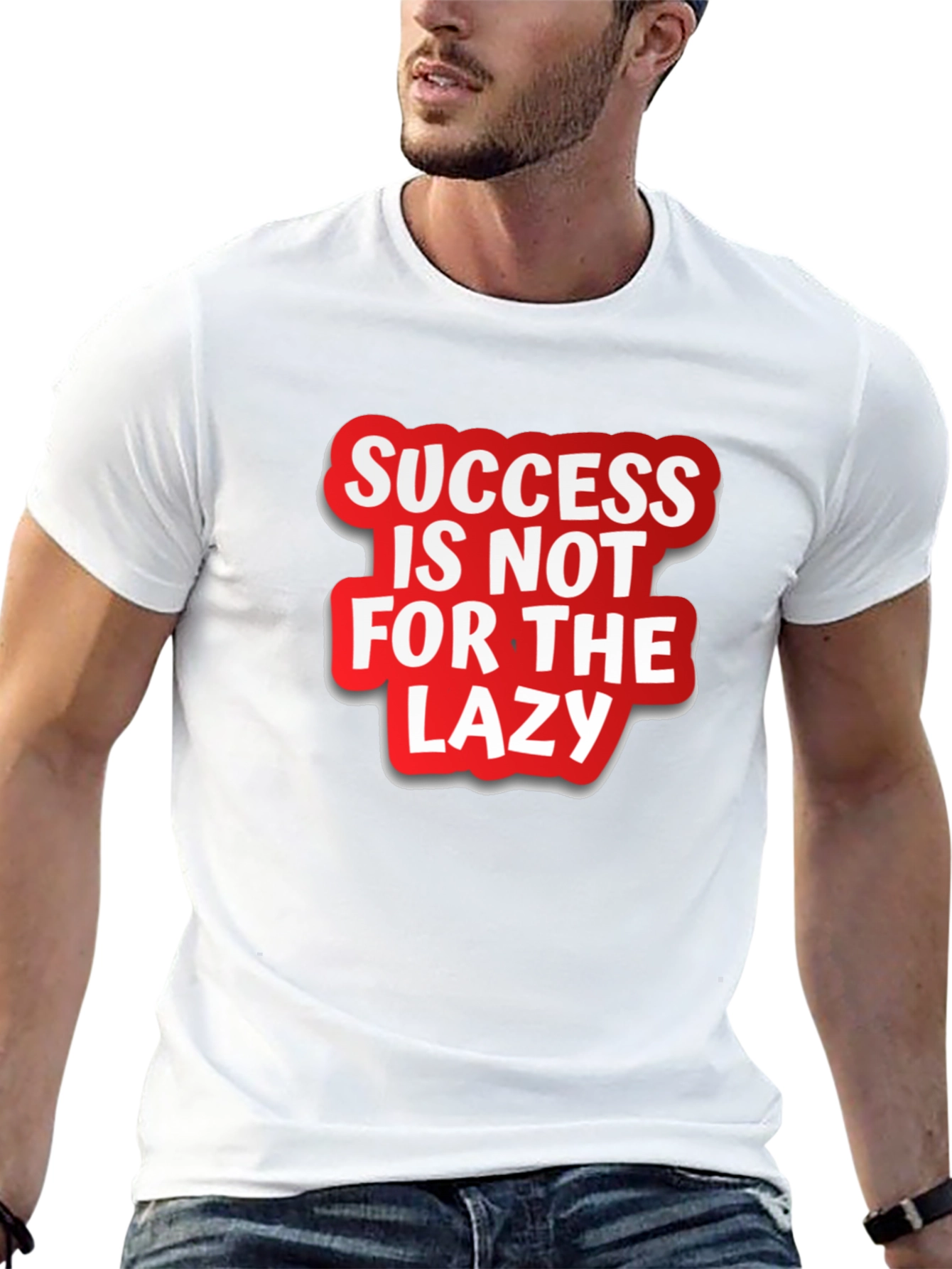 Black Success Is Not For The Lazy Graphic T-Shirt view 13