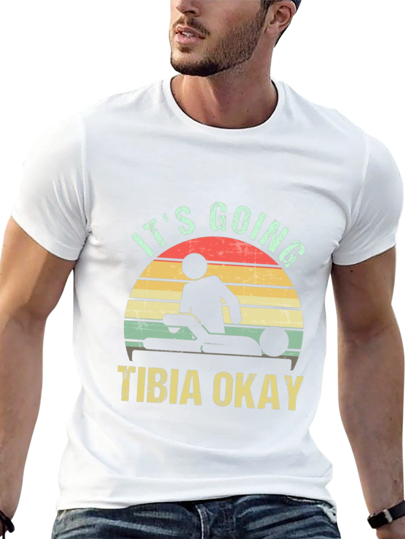 Black It's Going Tibia Okay T-Shirt view 13
