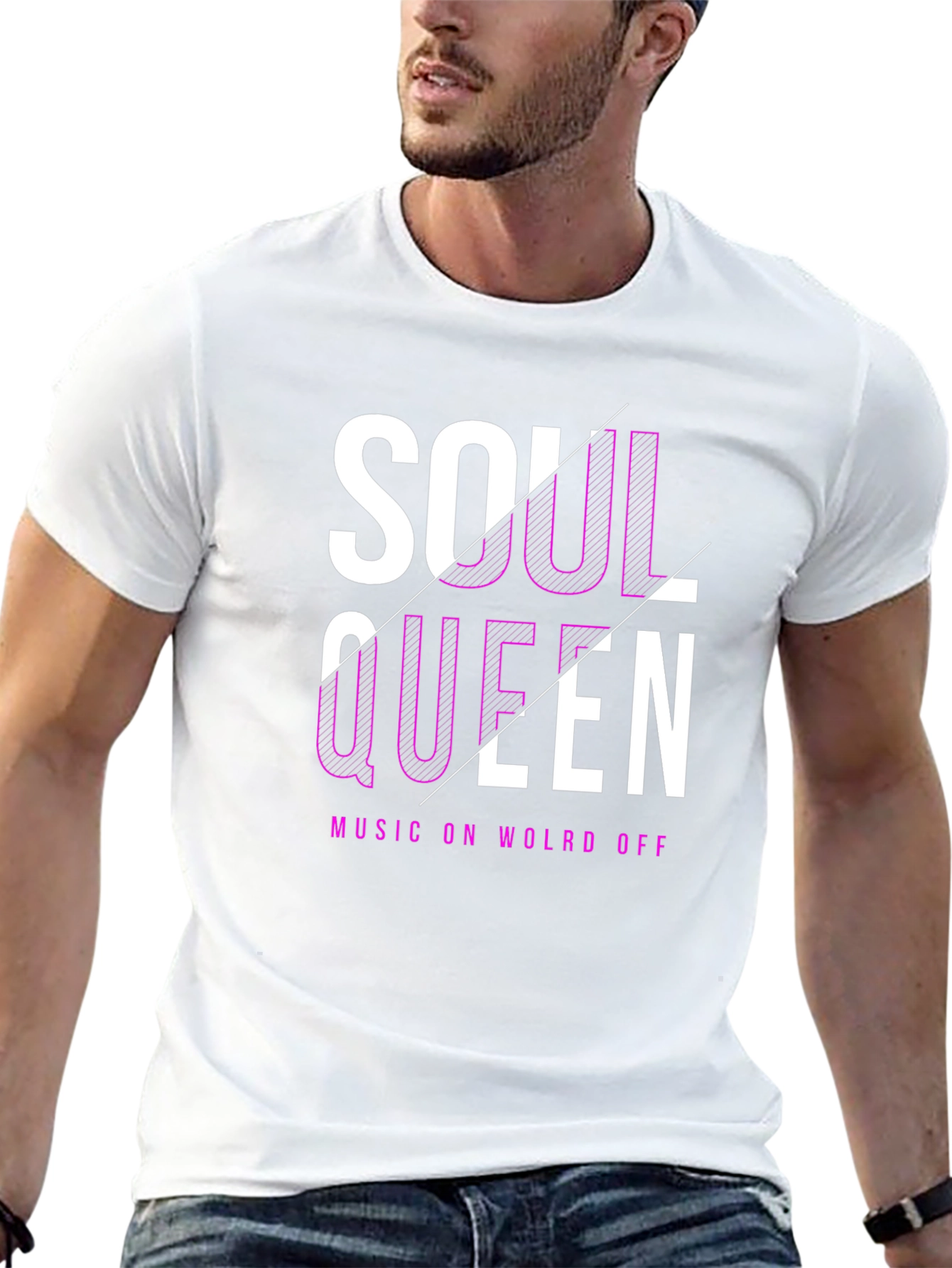 Black Soul Queen Black Graphic Tee view 13