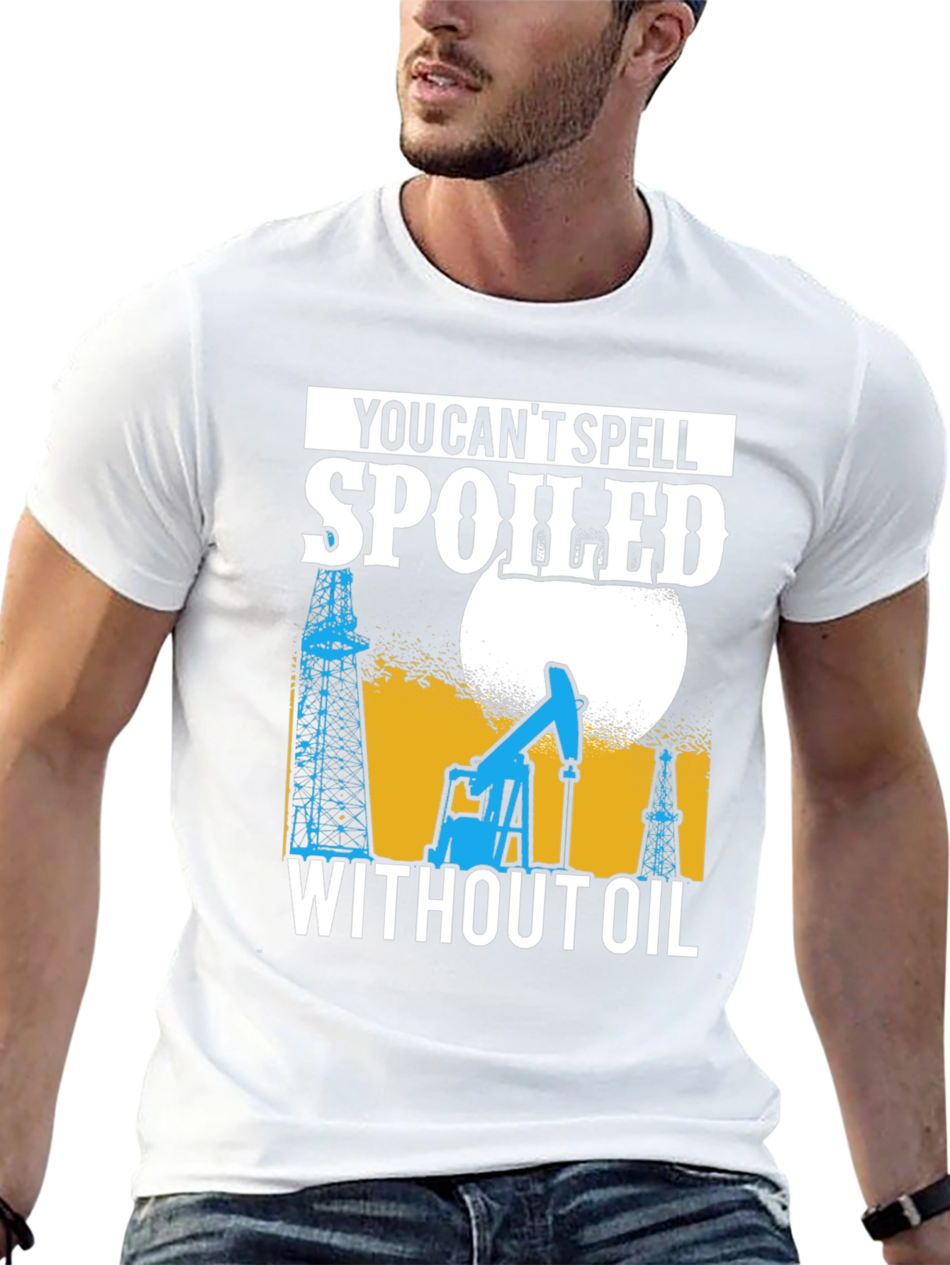 Black Spoiled Without Oil T-Shirt view 13
