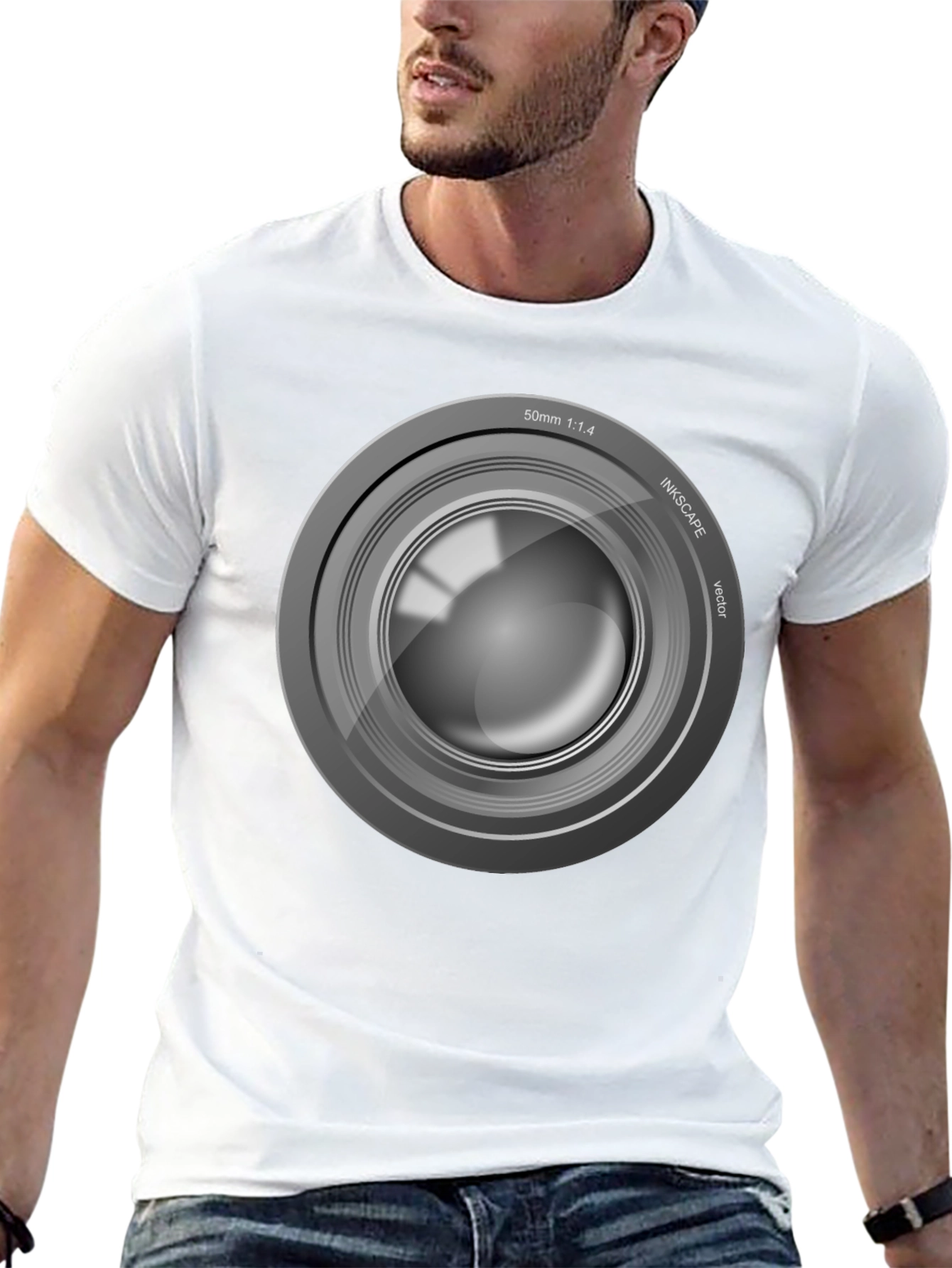 Camera Lens Graphic T-Shirt - Photographer Style - 13