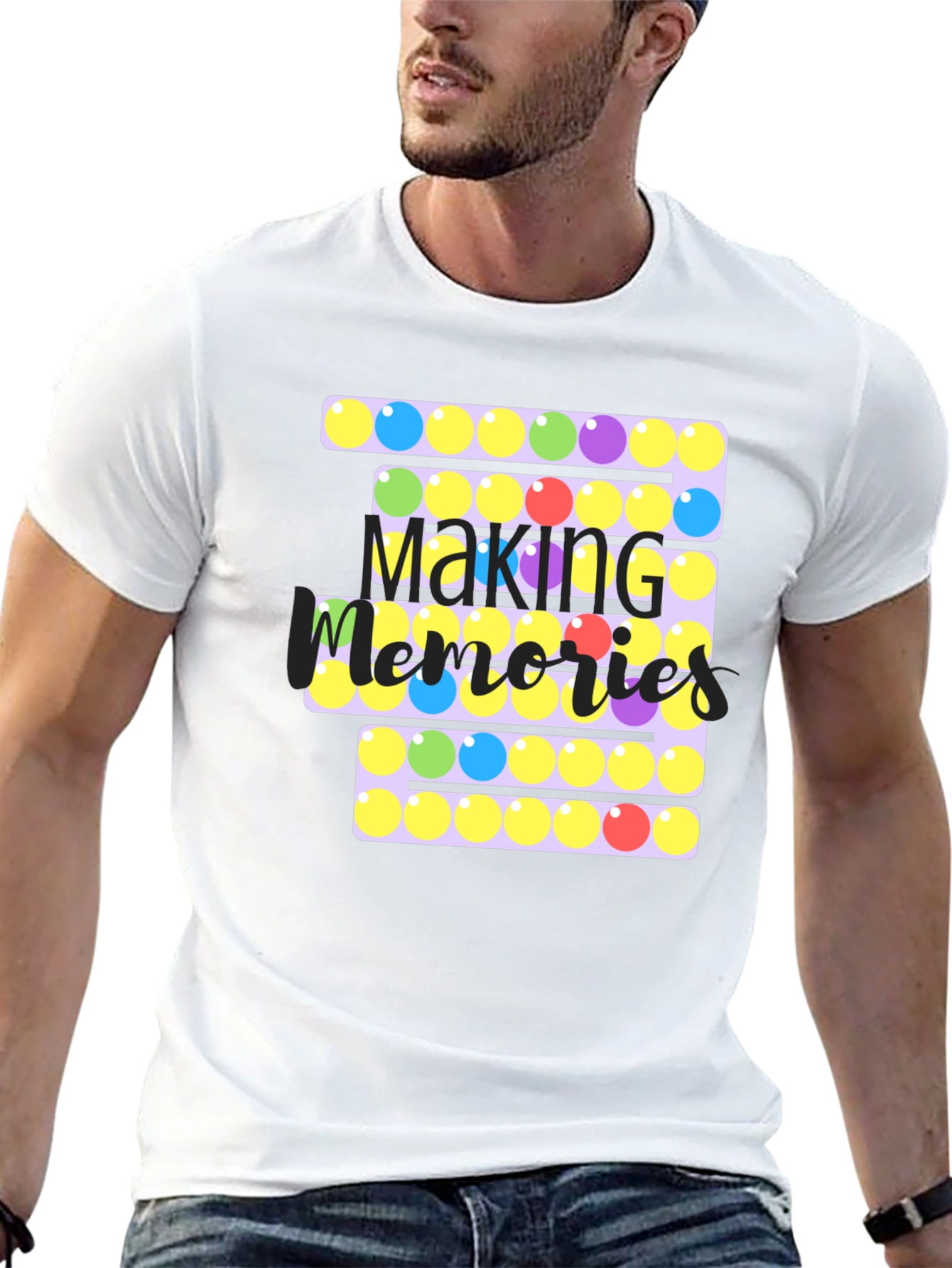 Black Making Memories Bubble Pop T-Shirt view 13