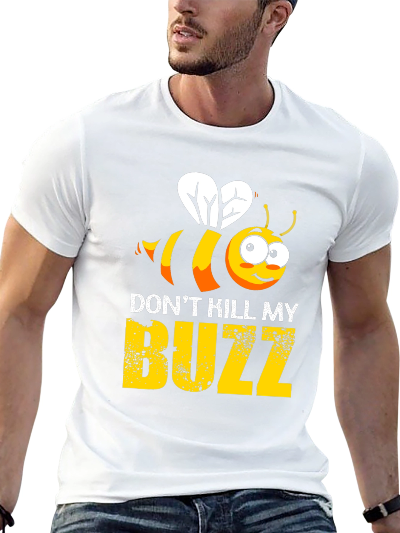 Black Don't Kill My Buzz Graphic T-Shirt view 13