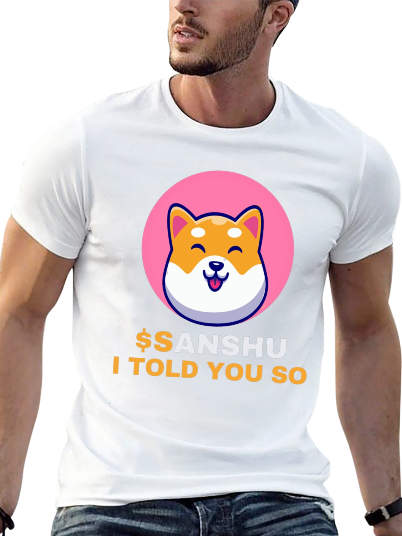 Sanshu Inu Crypto Meme T-Shirt - 13
