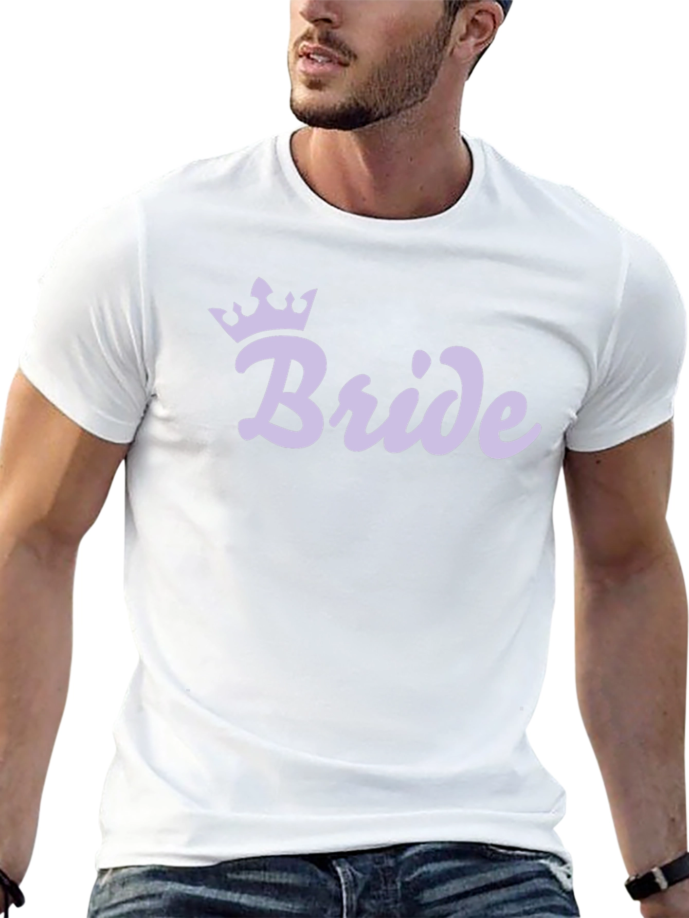 Bride T-Shirt with Crown - Bridal Party Tee - 13