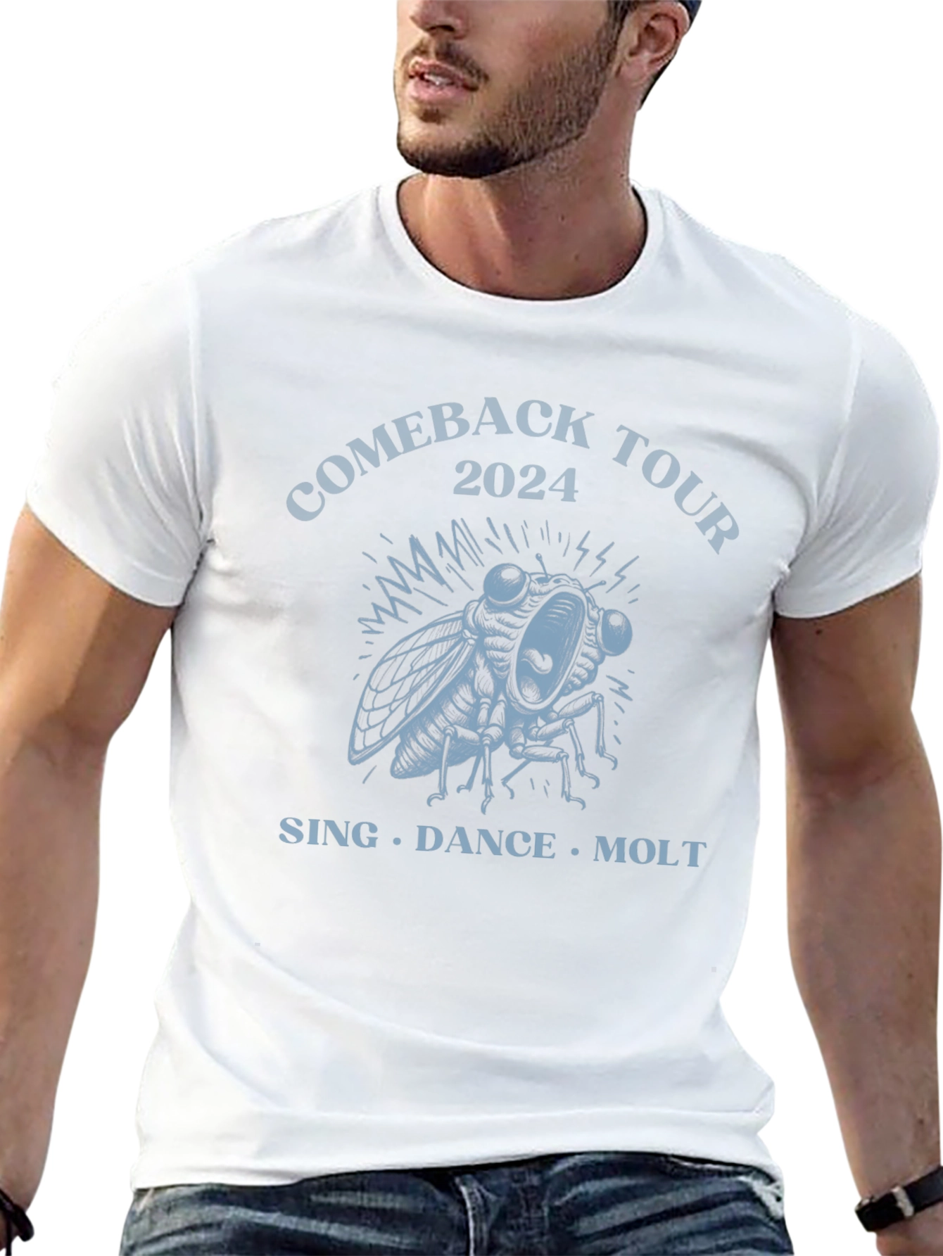 Black Comeback Tour 2024 Cicada Graphic Tee view 13