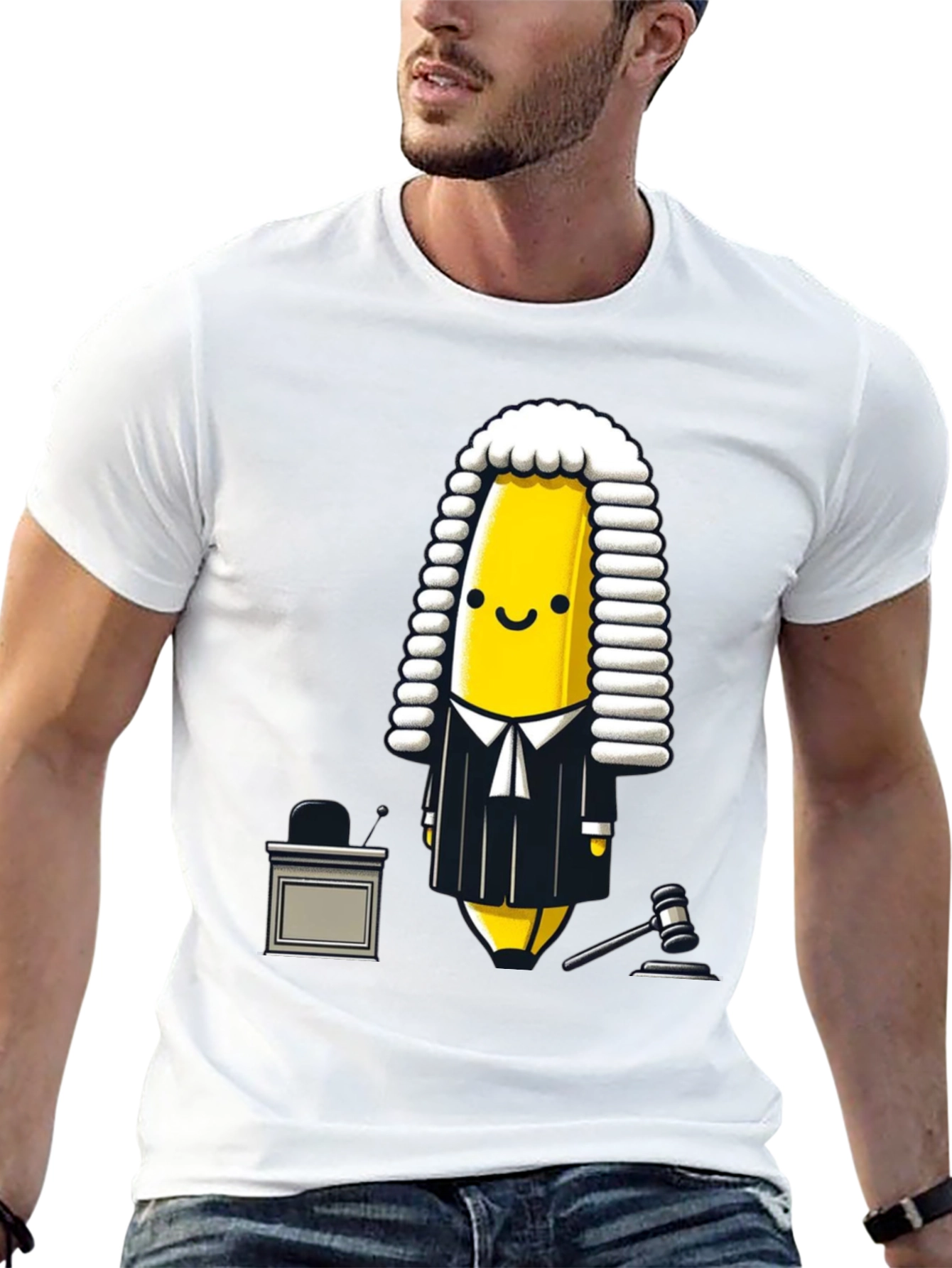Banana Judge T-Shirt - Funny Lawyer Tee - 13