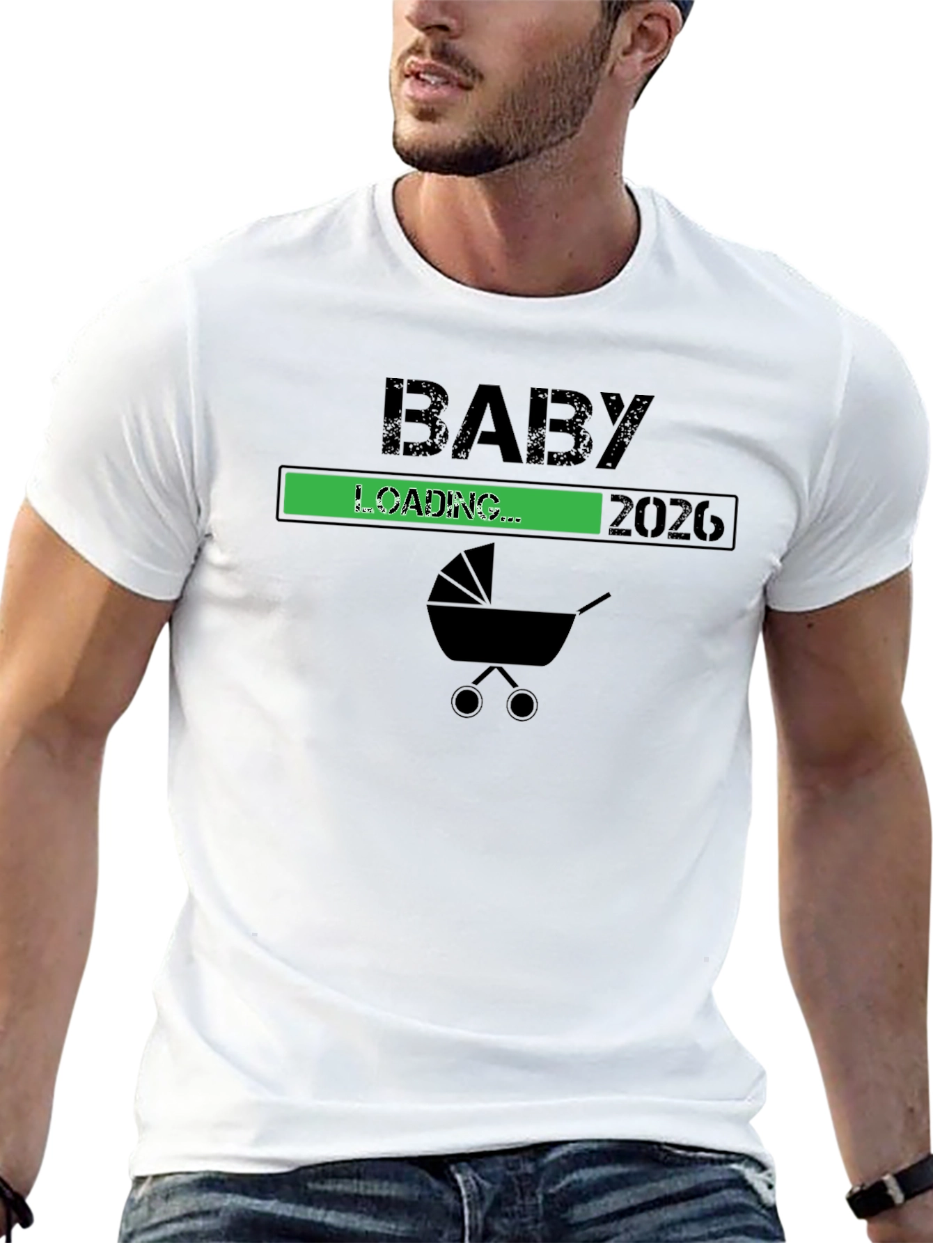 Black Baby Loading 2026 T-Shirt - Expecting Parents Gift view 13