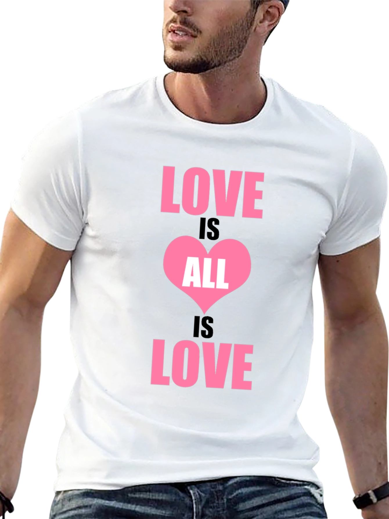 Black Love is All T-Shirt view 13