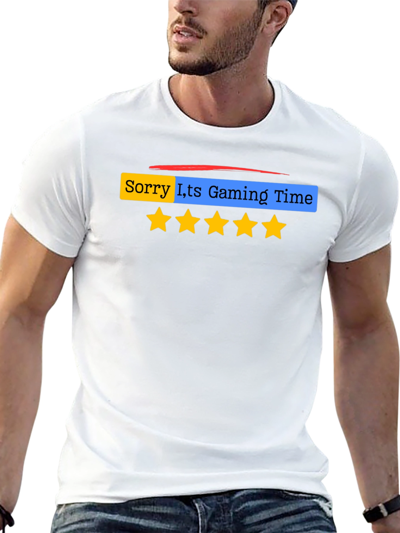 Black Gaming Time T-Shirt - Funny Gamer Tee view 13