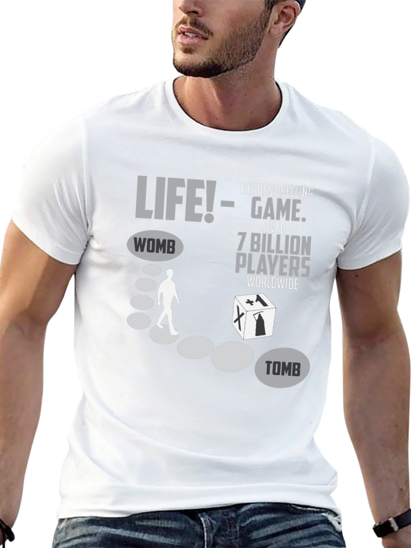 Black Life is a Game T-Shirt - Womb to Tomb view 13