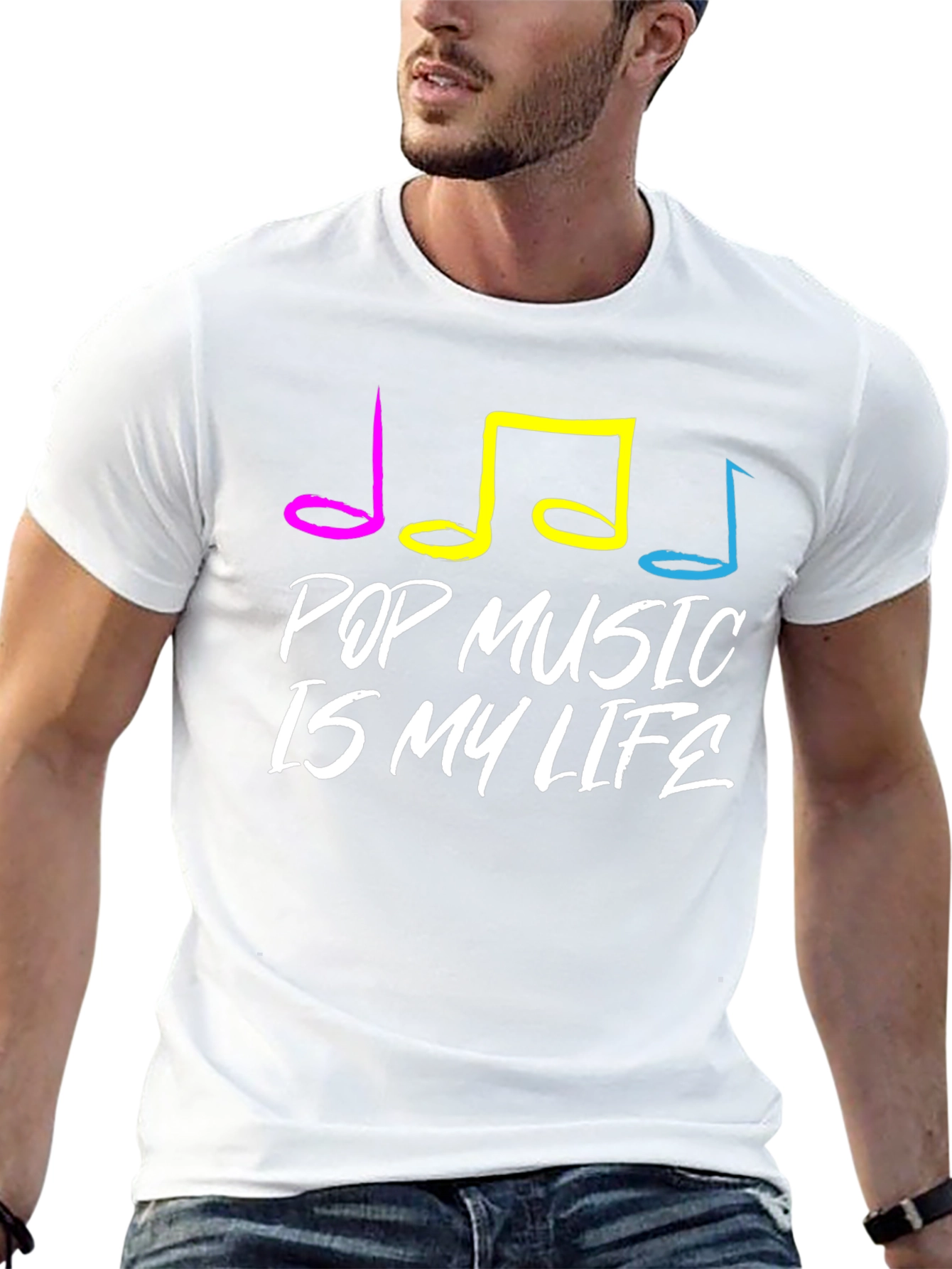Black Pop Music Is My Life T-Shirt view 13