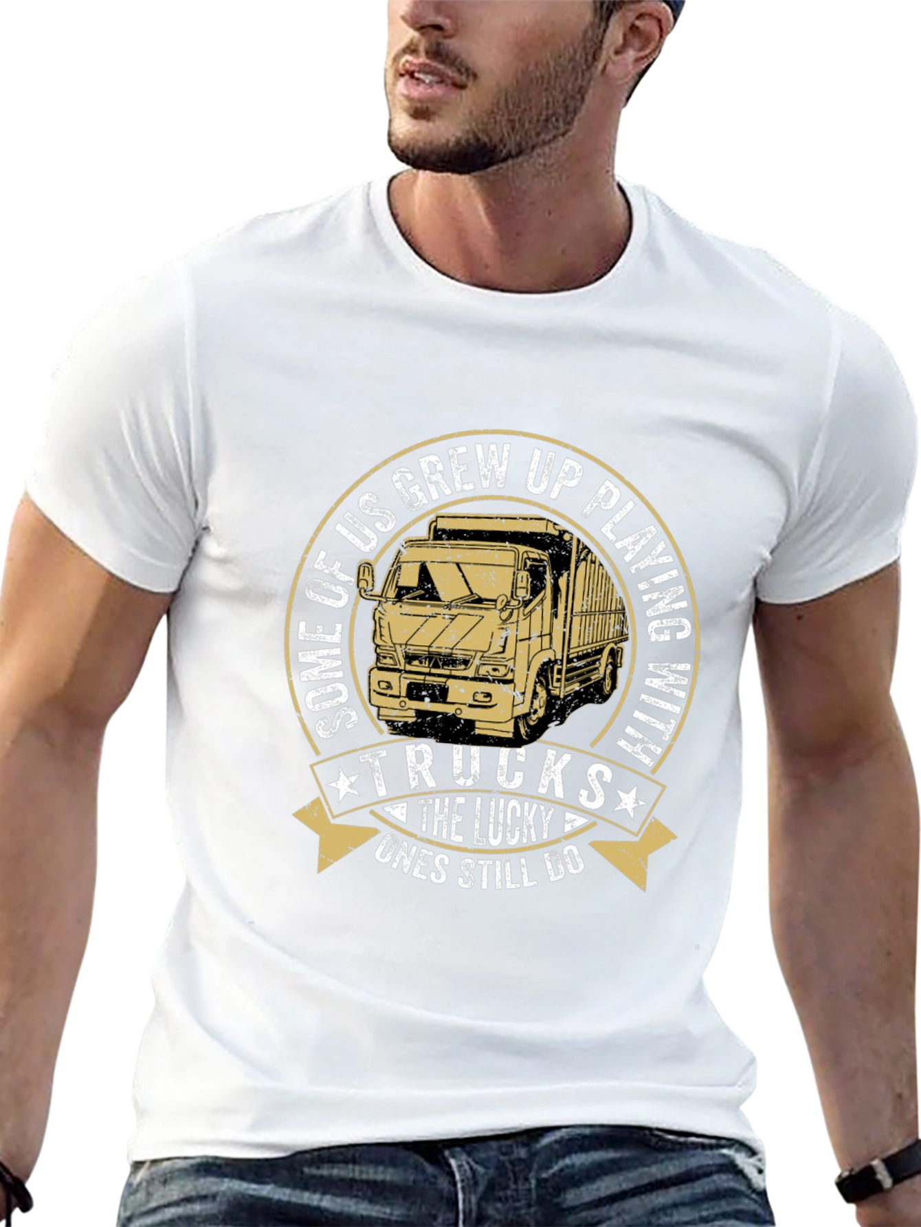 Black Trucks Graphic T-Shirt - The Lucky Ones Still Do view 13