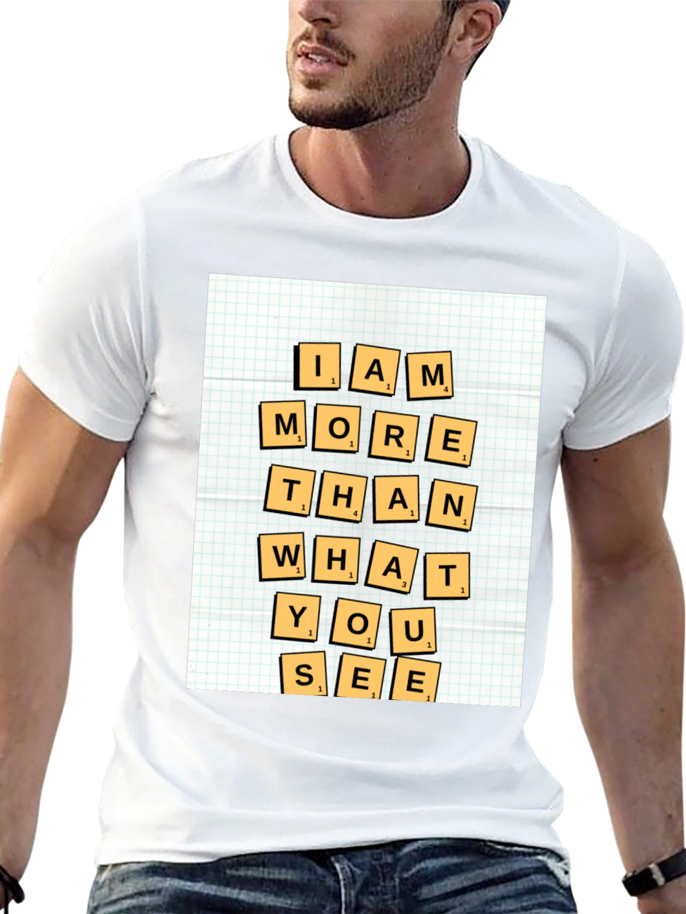 Black I Am More Than What You See Graphic Tee view 13