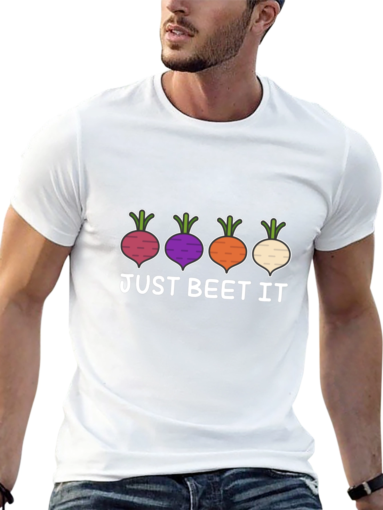 Just Beet It T-Shirt - Funny Vegetable Graphic Tee - 13