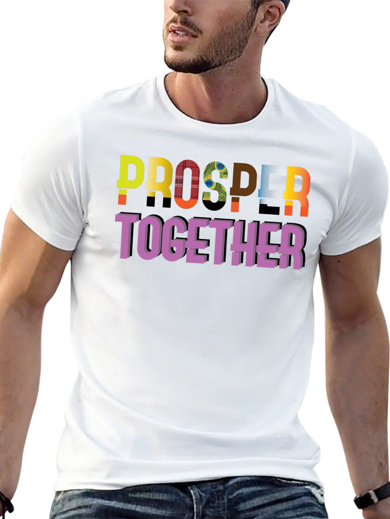 Black Prosper Together Graphic Tee view 13