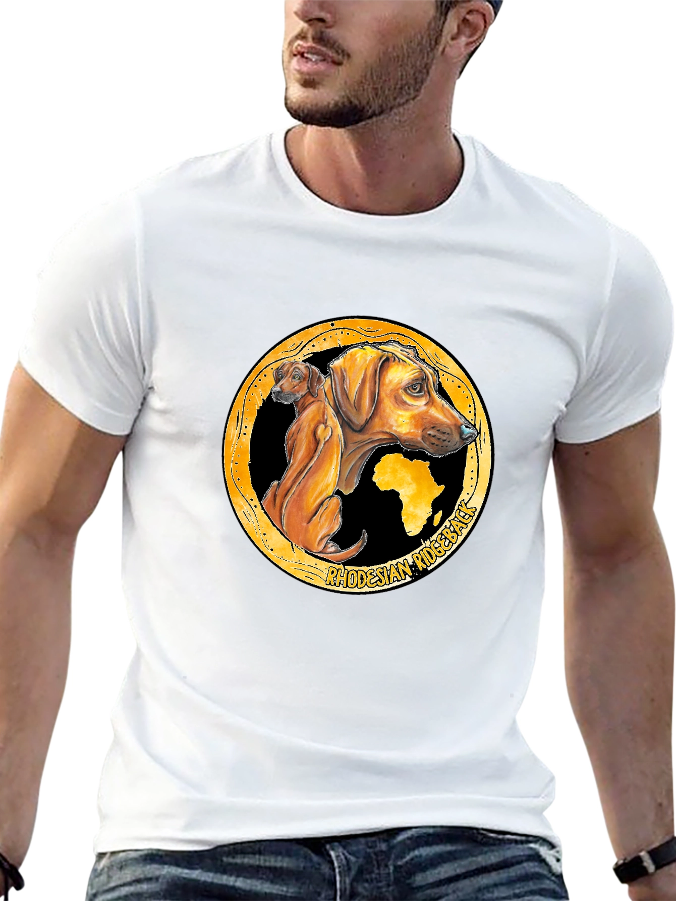 Rhodesian Ridgeback T-Shirt - Africa Dog Breed Tee - 13