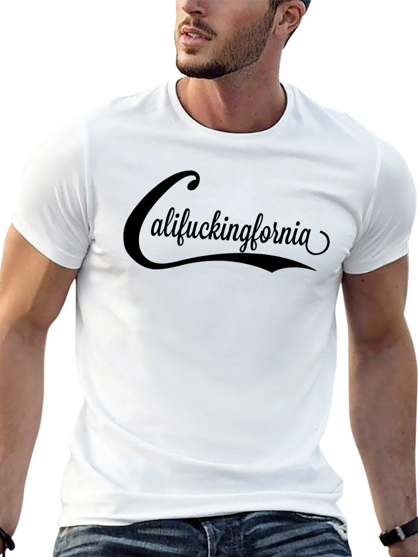 Black Califuckingfornia Graphic Tee view 13