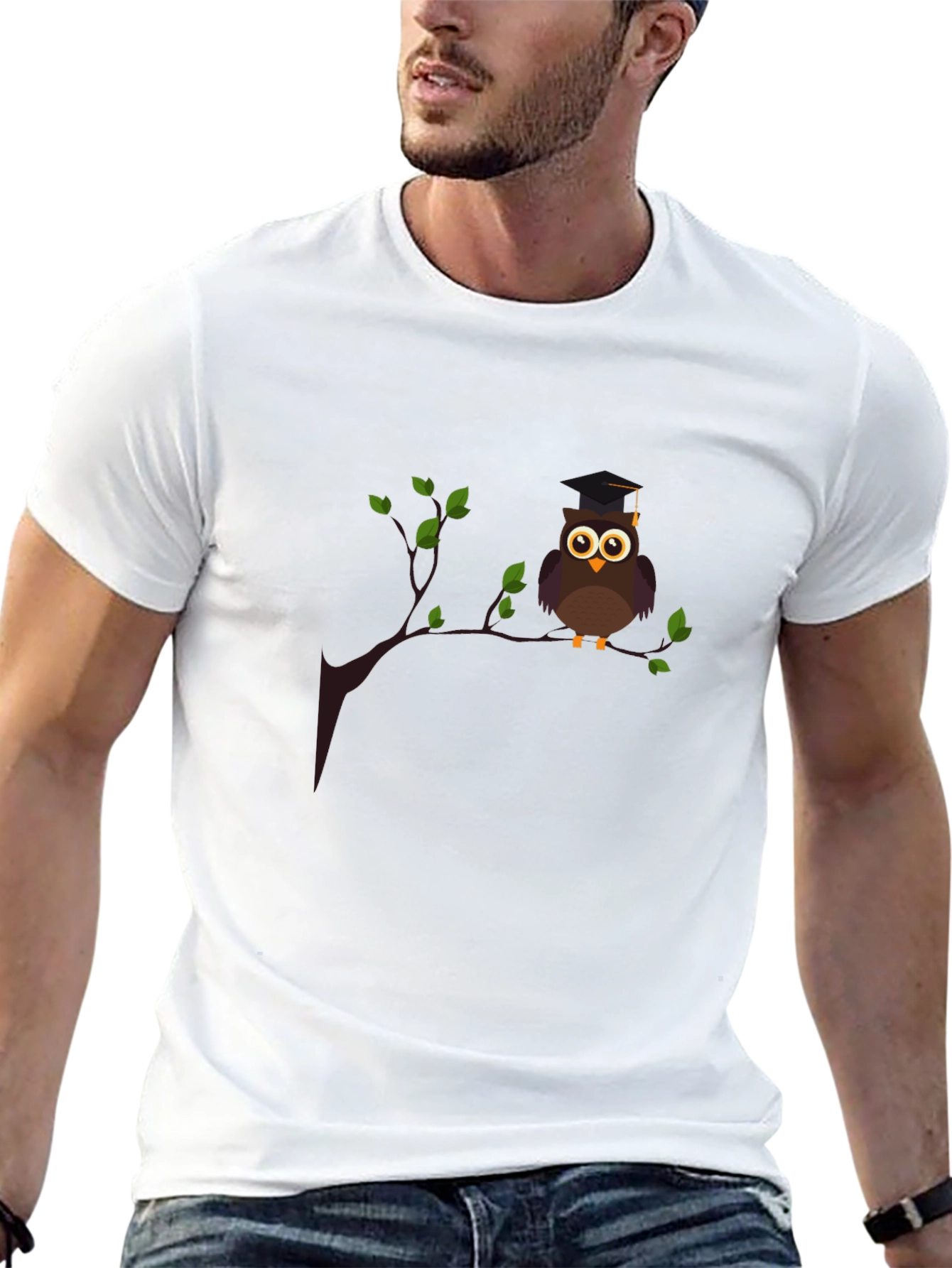 Black Owl Graduate T-Shirt view 13