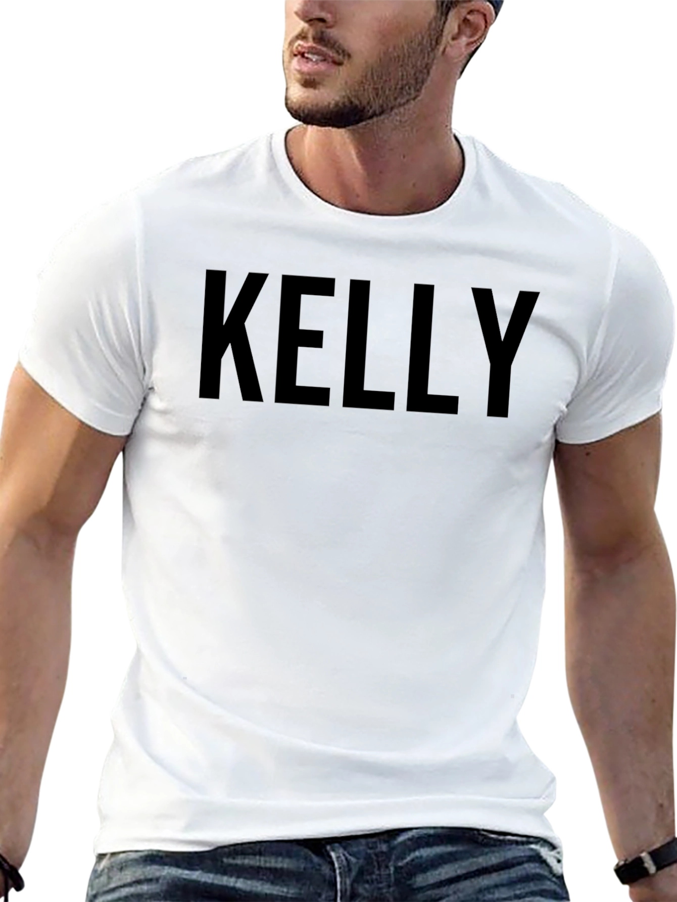 Kelly Black T-Shirt - Custom Name Tee - 13