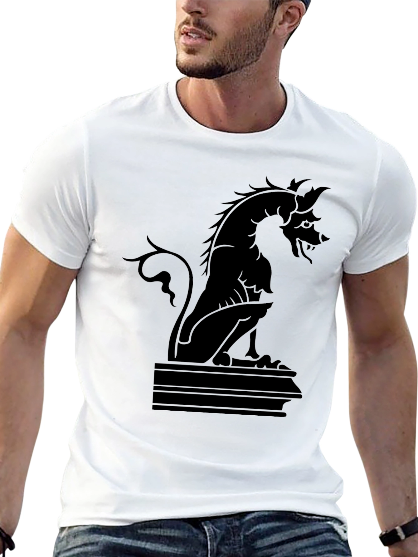 Black Black Dragon Graphic Tee - Men's Short Sleeve view 13
