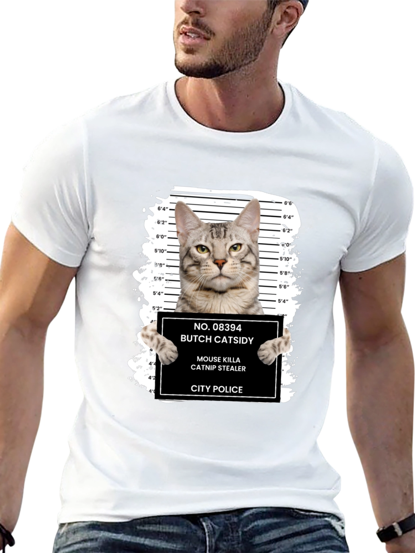 Black Butch Catsidy Mugshot T-Shirt view 13