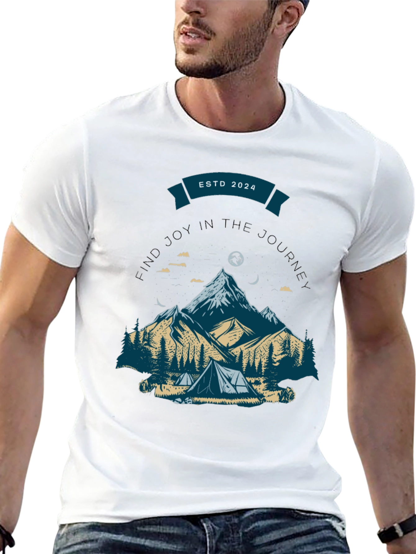 Black Mountain Adventure T-Shirt - Find Joy in the Journey view 13