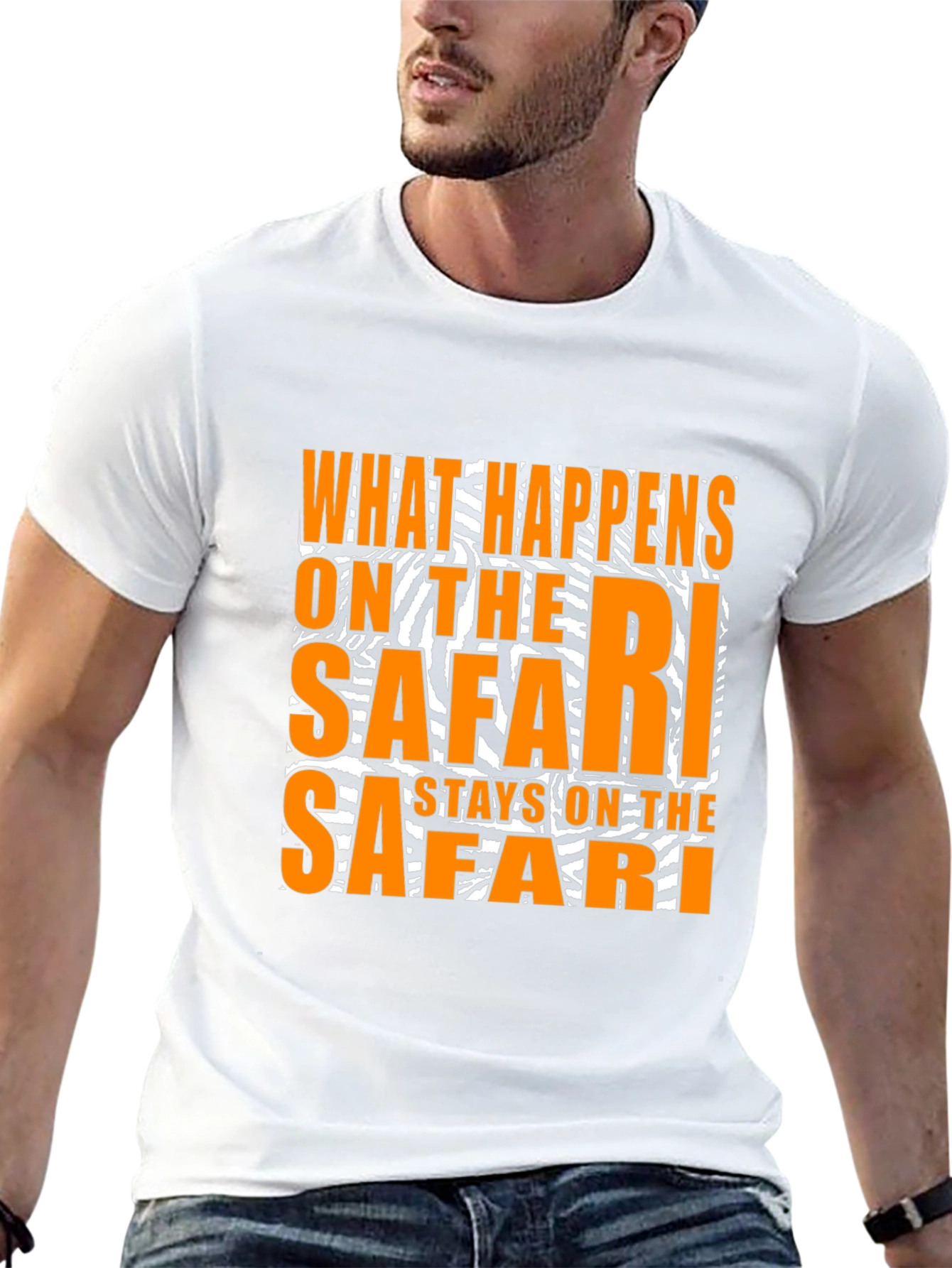 Black Safari T-Shirt: What Happens on Safari Stays... view 13