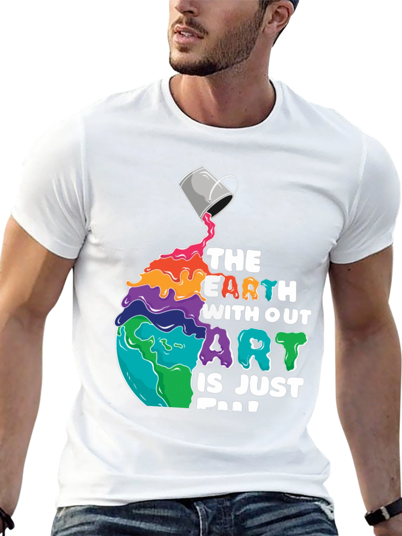 Black Art Lover T-Shirt: The Earth Without Art is Just Eh! view 13