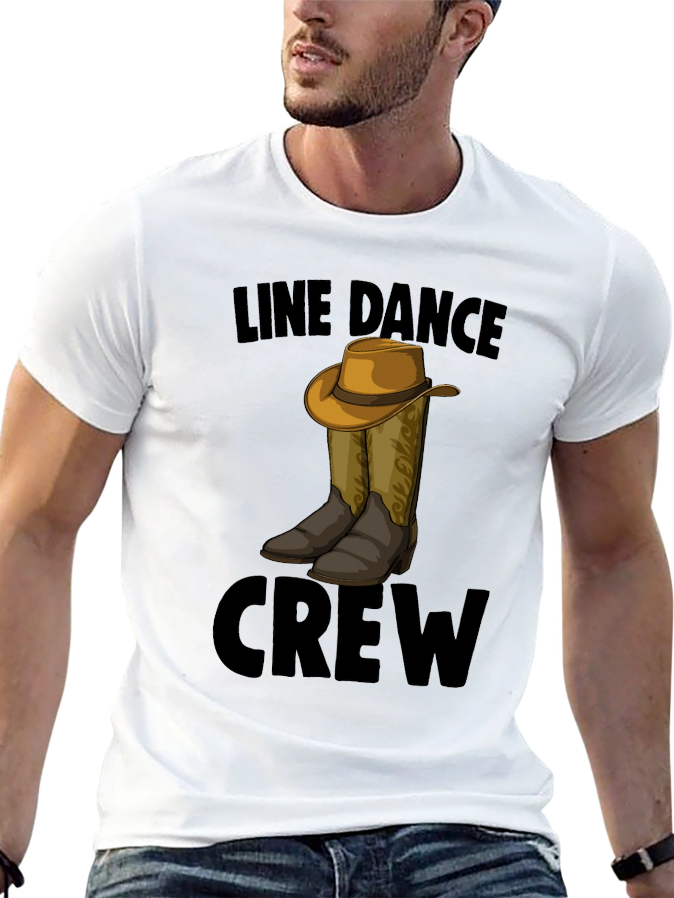 Line Dance Crew T-Shirt - Western Style - 13