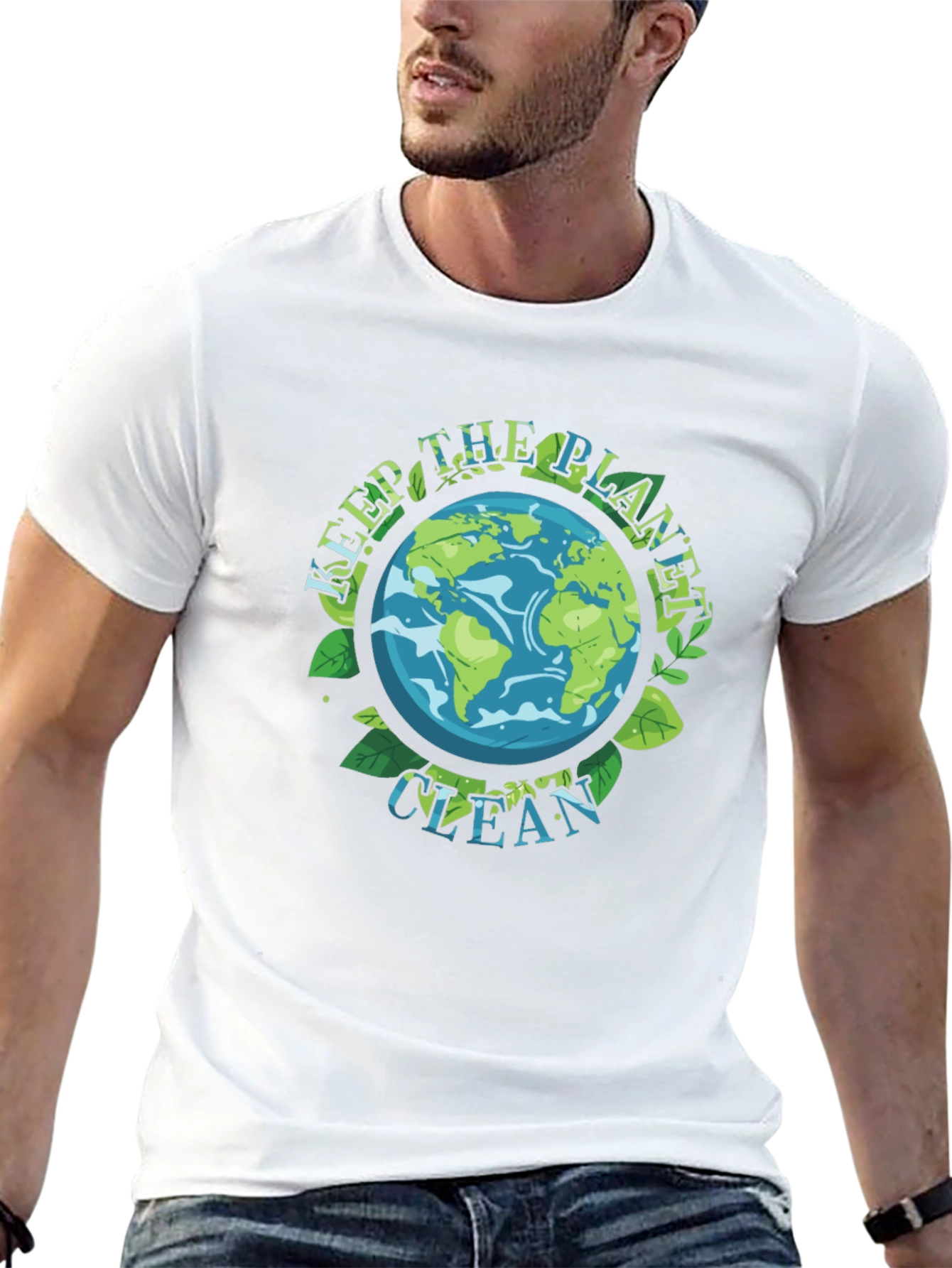 Black Keep The Planet Clean T-Shirt - Earth Day view 13