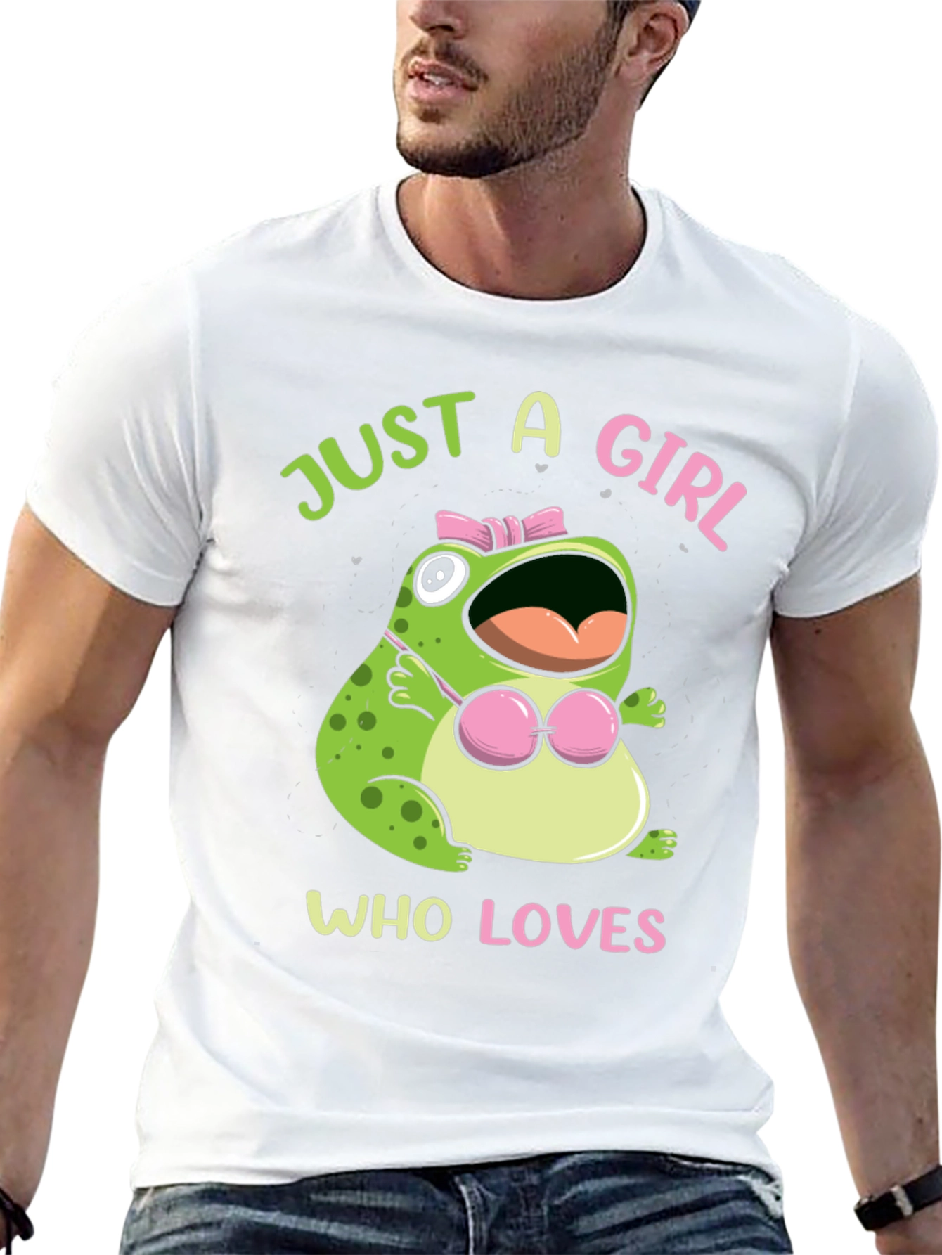 Black Funny Frog Lover T-Shirt view 13